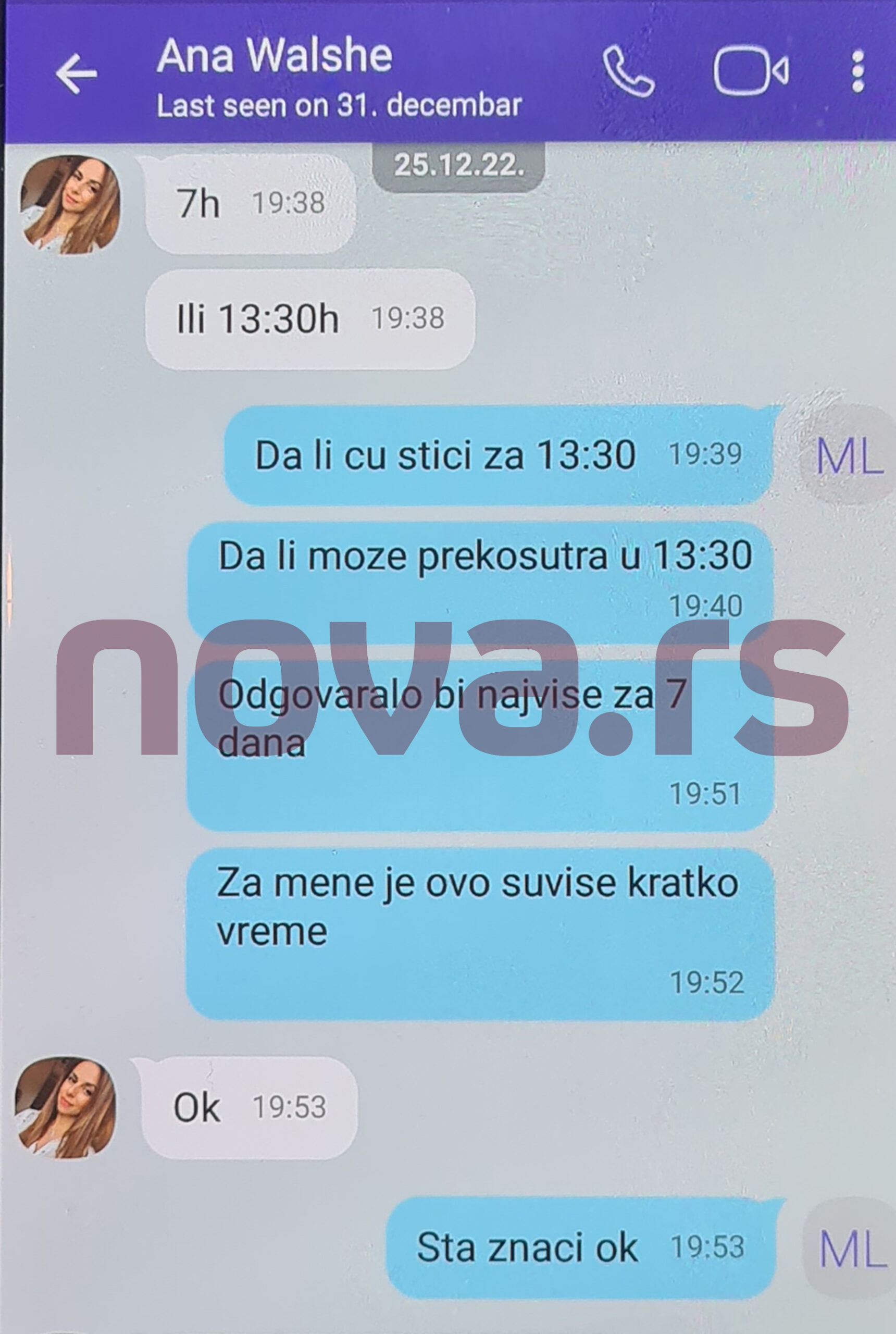 ana vols majka i poruke