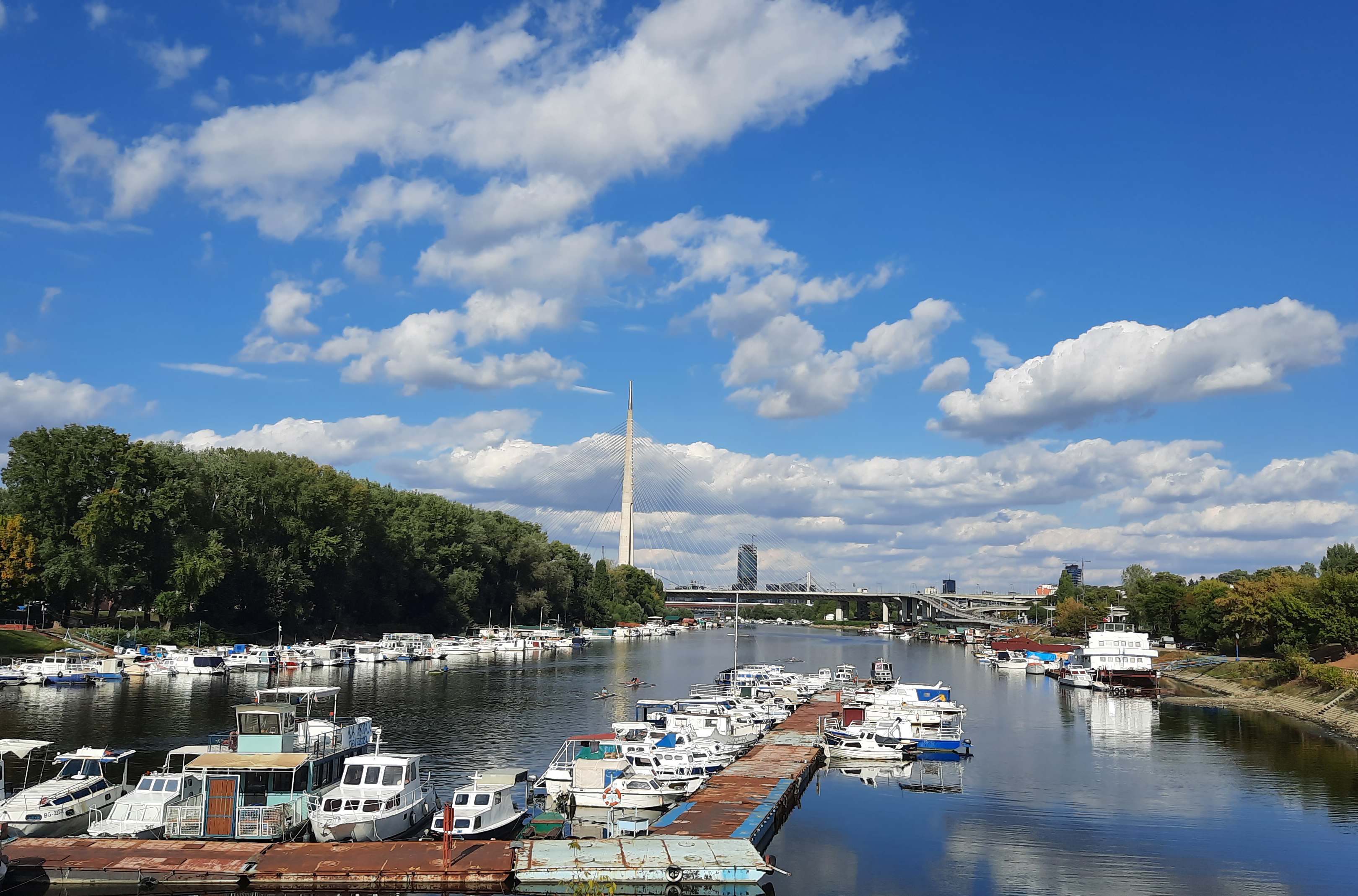 Ada Ciganlija, most na Adi, vremenska prognoza