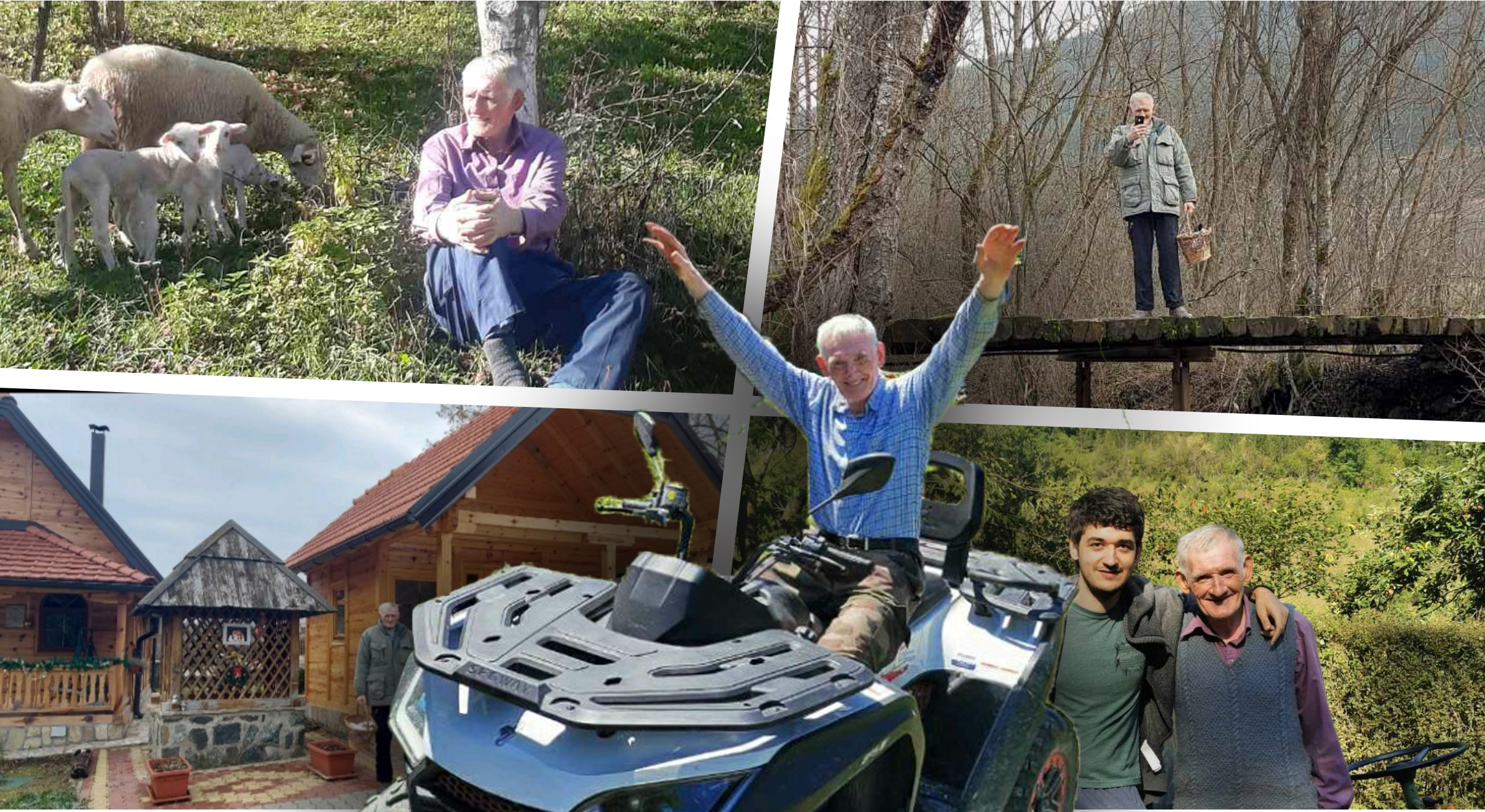 Vidomir Kojadinović Mokra Gora, privatna arhiva, deka influenser. KOMBO