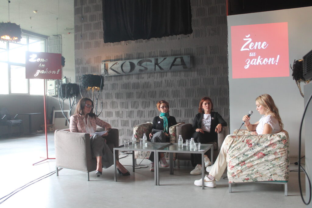 Panel o femicidu, Dorćol Platz, Žene su zakon