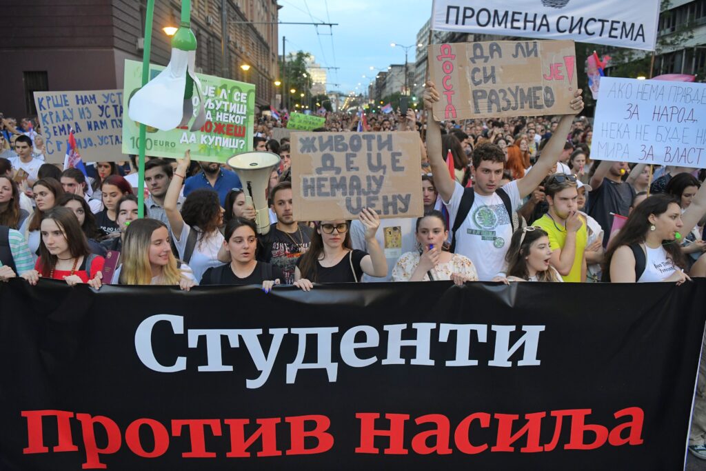 Beograd, 09.06.2023. 6. Protest "Srbija protiv nasilja", Šesti protest Foto: Goran Srdanov/Nova.rs