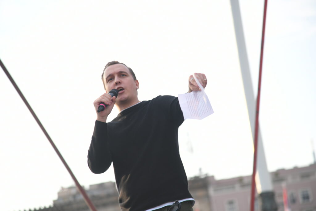 Beograd, 09.06.2023. 6. Protest "Srbija protiv nasilja", Šesti protest,student Foto: Nemanja Jovanović/Nova.rs