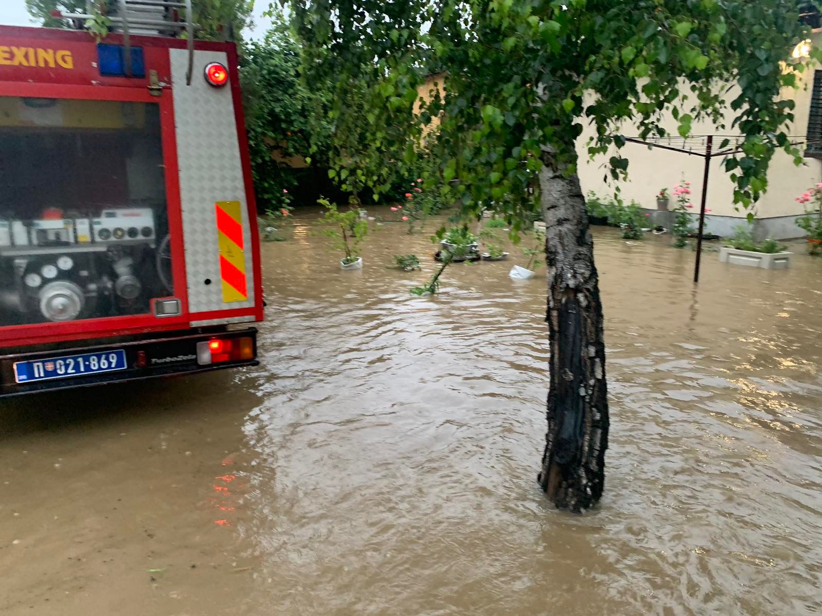 MUP, OMK, Saopstenje,SVS, Poplave