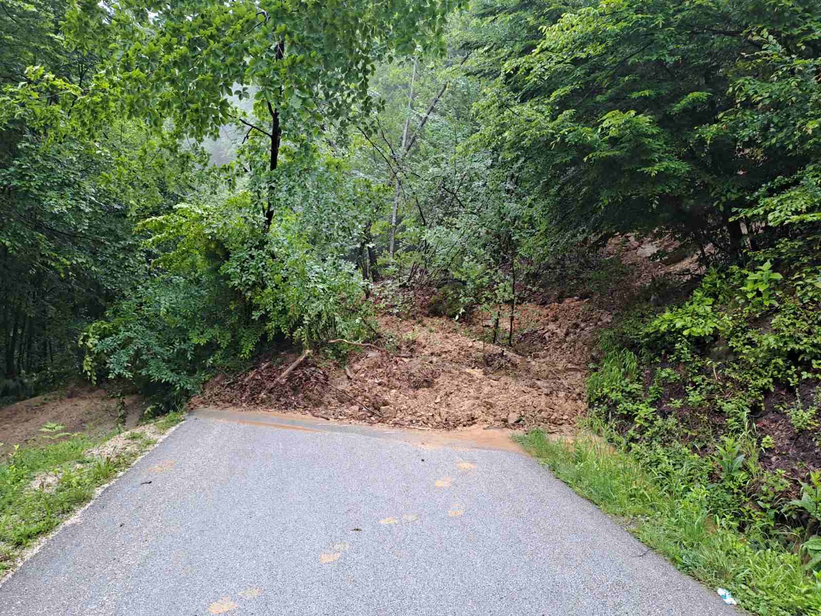 Lučani, klizište, nevreme Klizište u Lučanima FOTO: Privatna arhiva