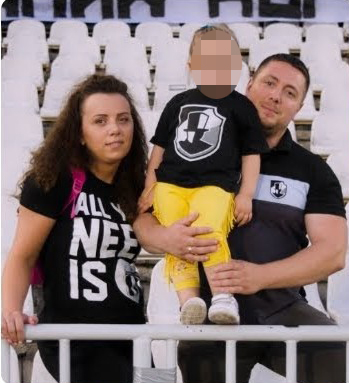 Jelena Veličković, supruga Gorana Veličkovića Goksija, Goran Veličković Goksi, žrtva, ubijen, Belivuk Foto: Privatna arhiva