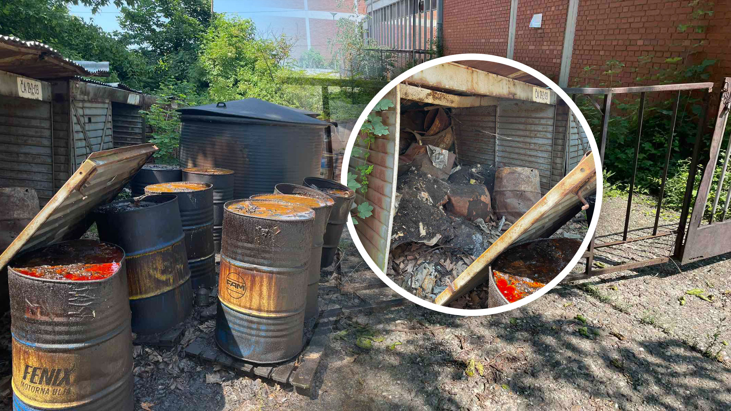 Otkrivamo - Ekološka bomba u centru Čačka, kancerogeni materijal u krugu 'FRA' Foto: Ljubica Sokić/Nova.rs
Kombo