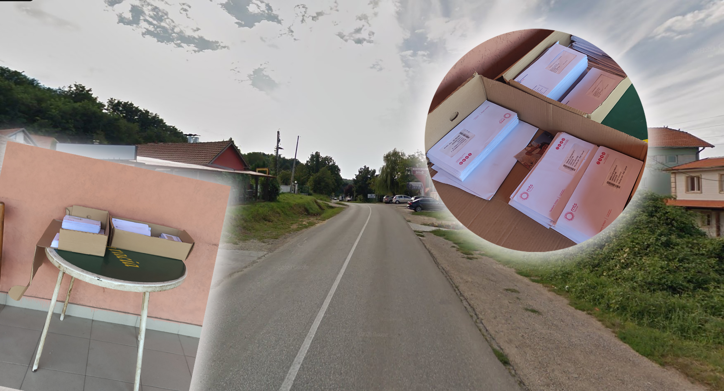 U mestu Udovice kod Smedereva račune za struju i telefon ne raznosi poštar jer je na bolovanju. Drugi očigledno ne postoji, te je neko došao na ideju da privatne podatke meštana postavi ispred seoske kafane svakome na Izvolte. Sistem nije zakazao.