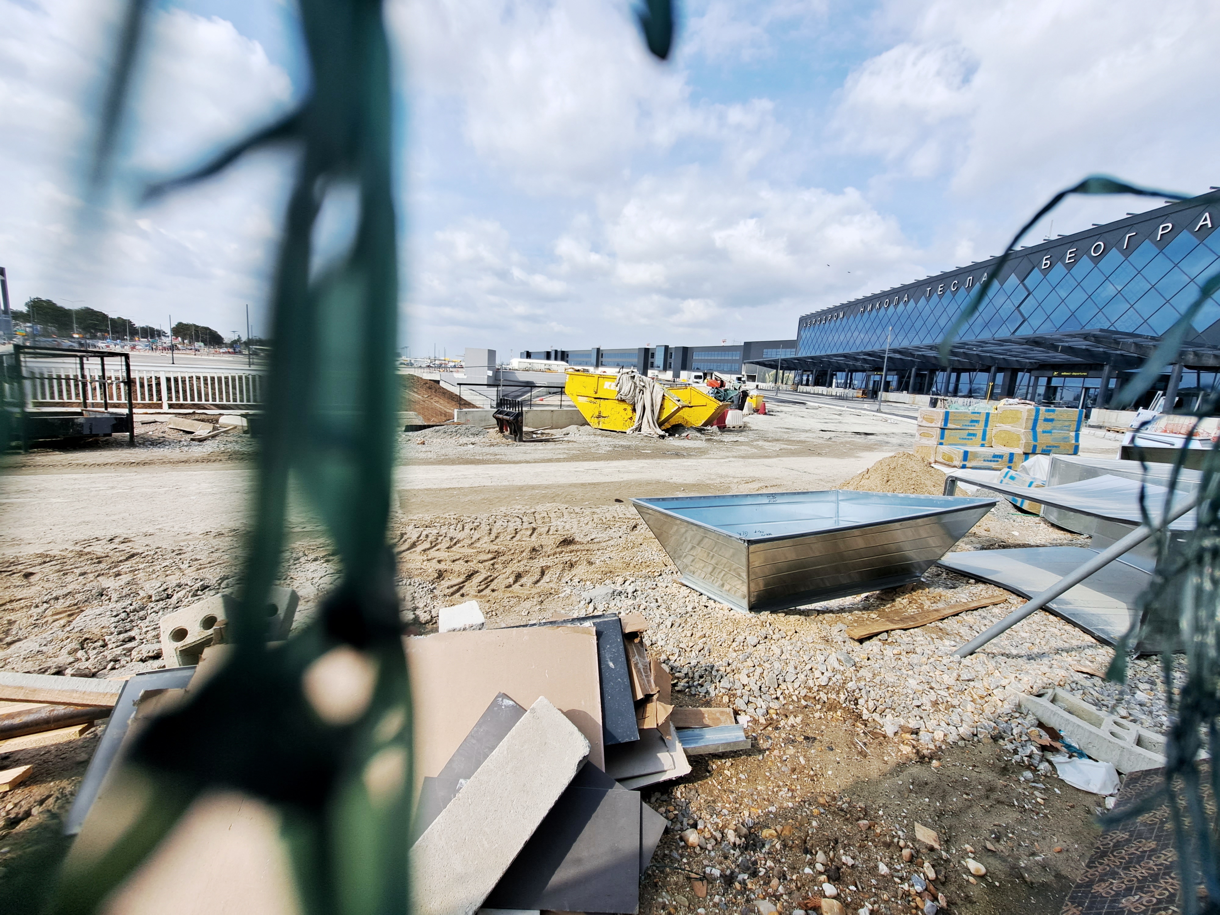 beograd 05.03.2023 aerodrom nikola tesla radovi