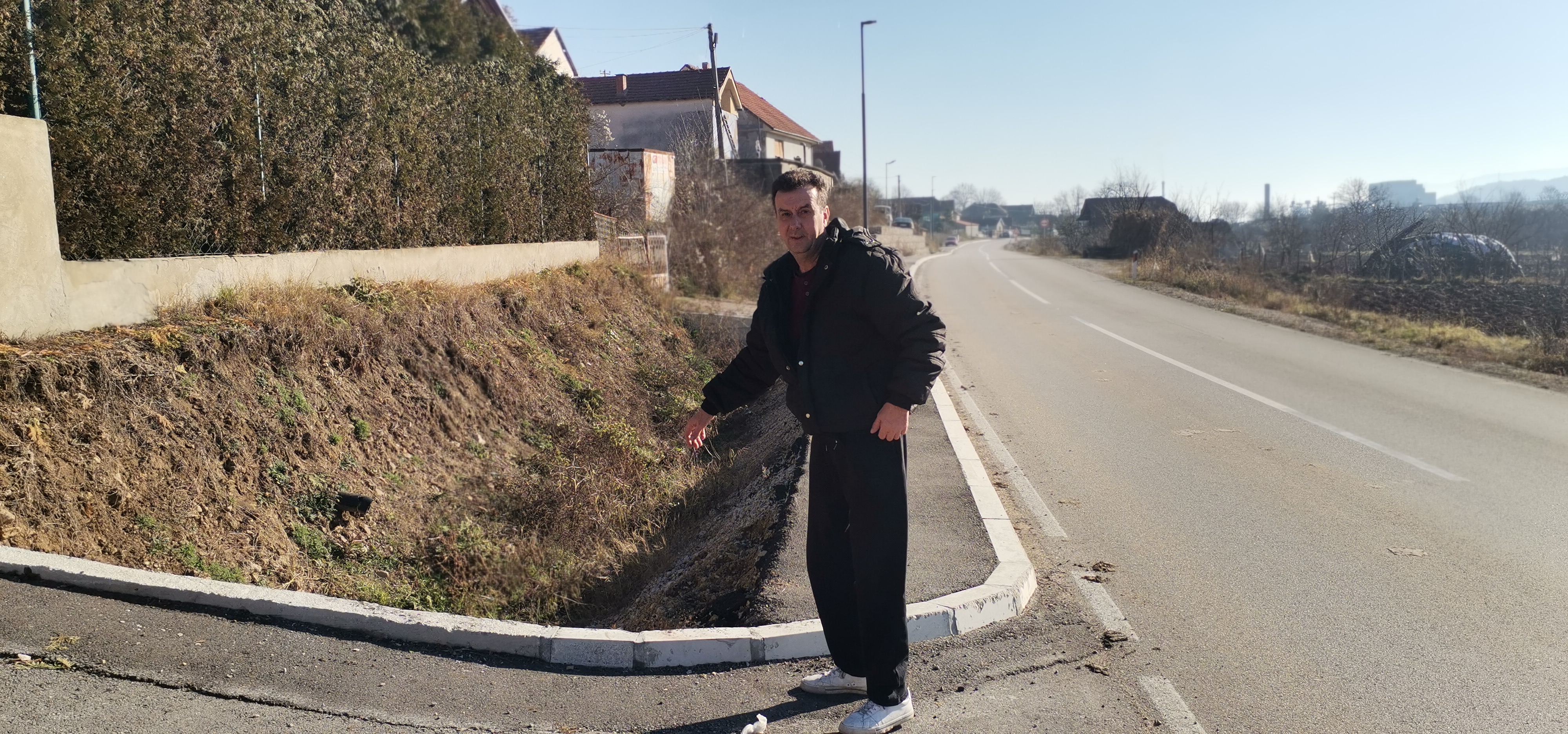 Mesto gde je poginuo Batko Foto: Miljana Isailović/Nova.rs