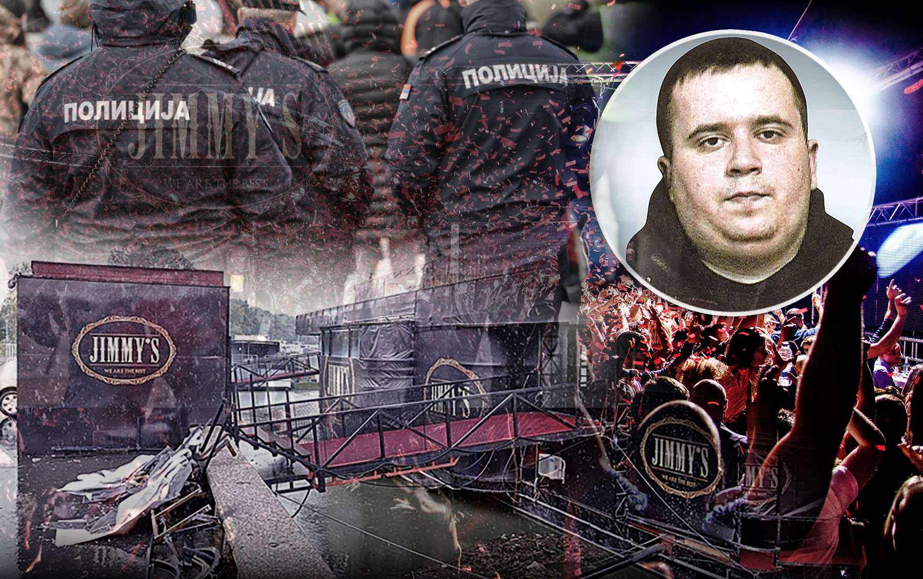 Nightclub,Party,Clubbers,With,Hands,In,Air,And,Red,Confetti