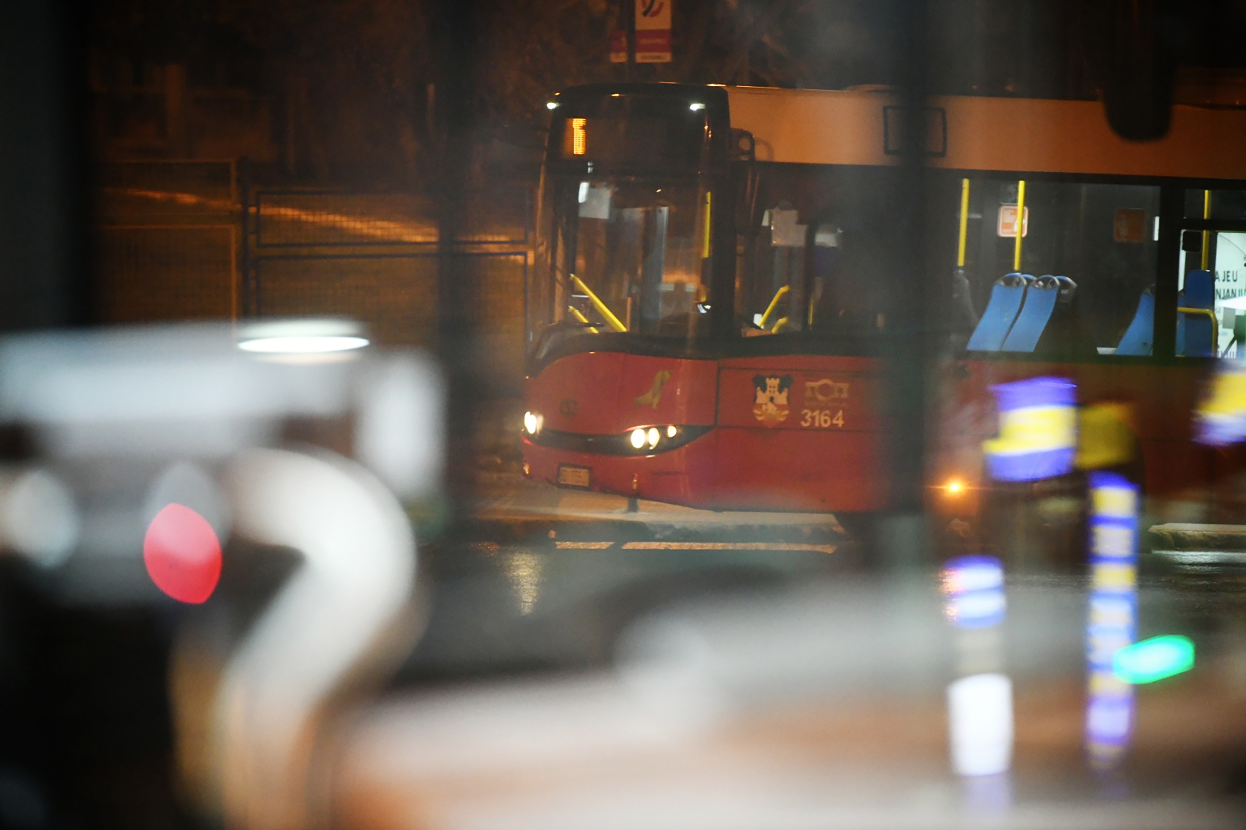 Beograd 06.01.2023. Karaburma. hronika, javni gradski prevoz, autobus, noc,