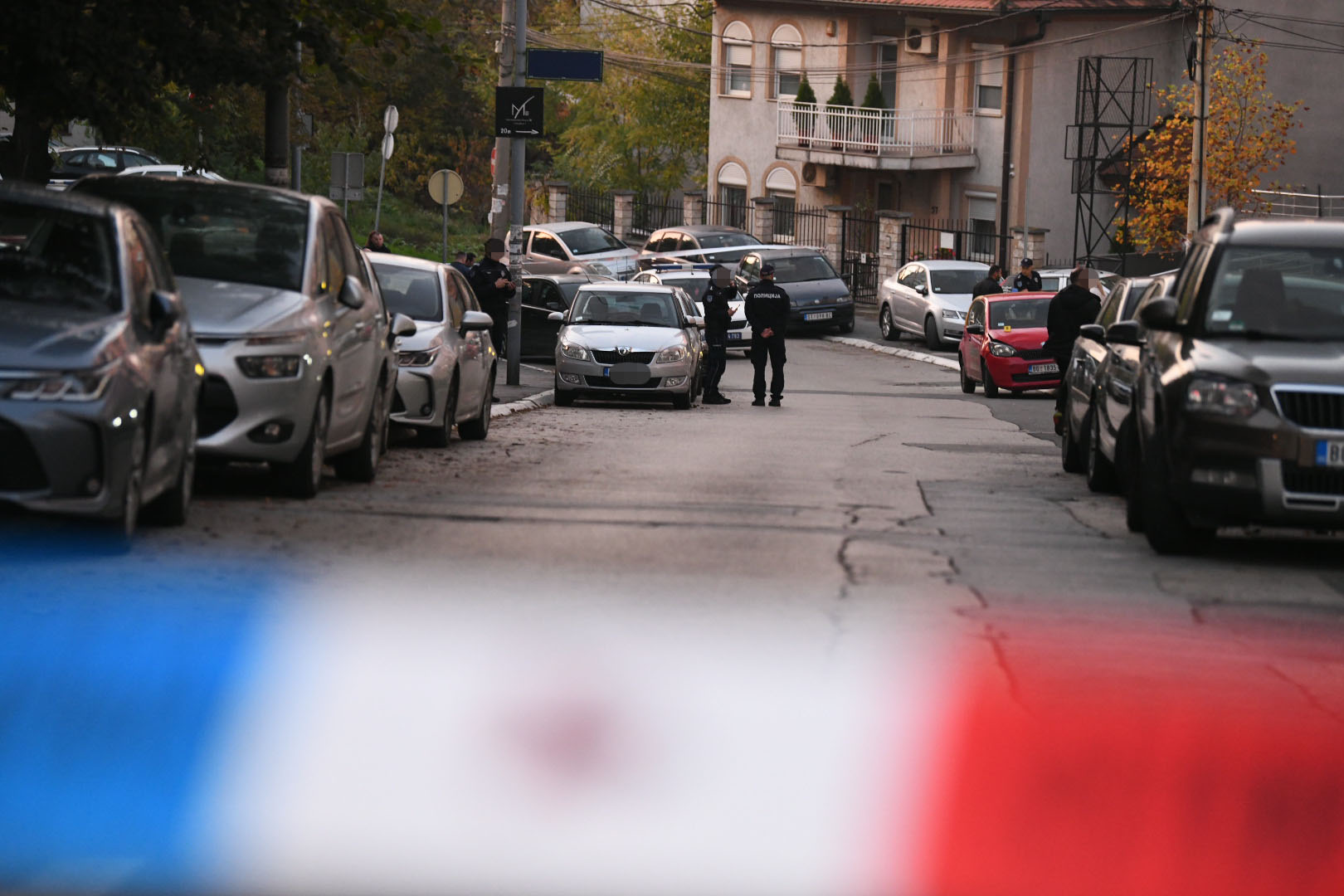 Beograd 09. novembar 2022. Pucnjava na Banovom Brdu ugao Zrmanjske i Pozeske policija uvidjaj Foto:Vesna Lalić/Nova.rs