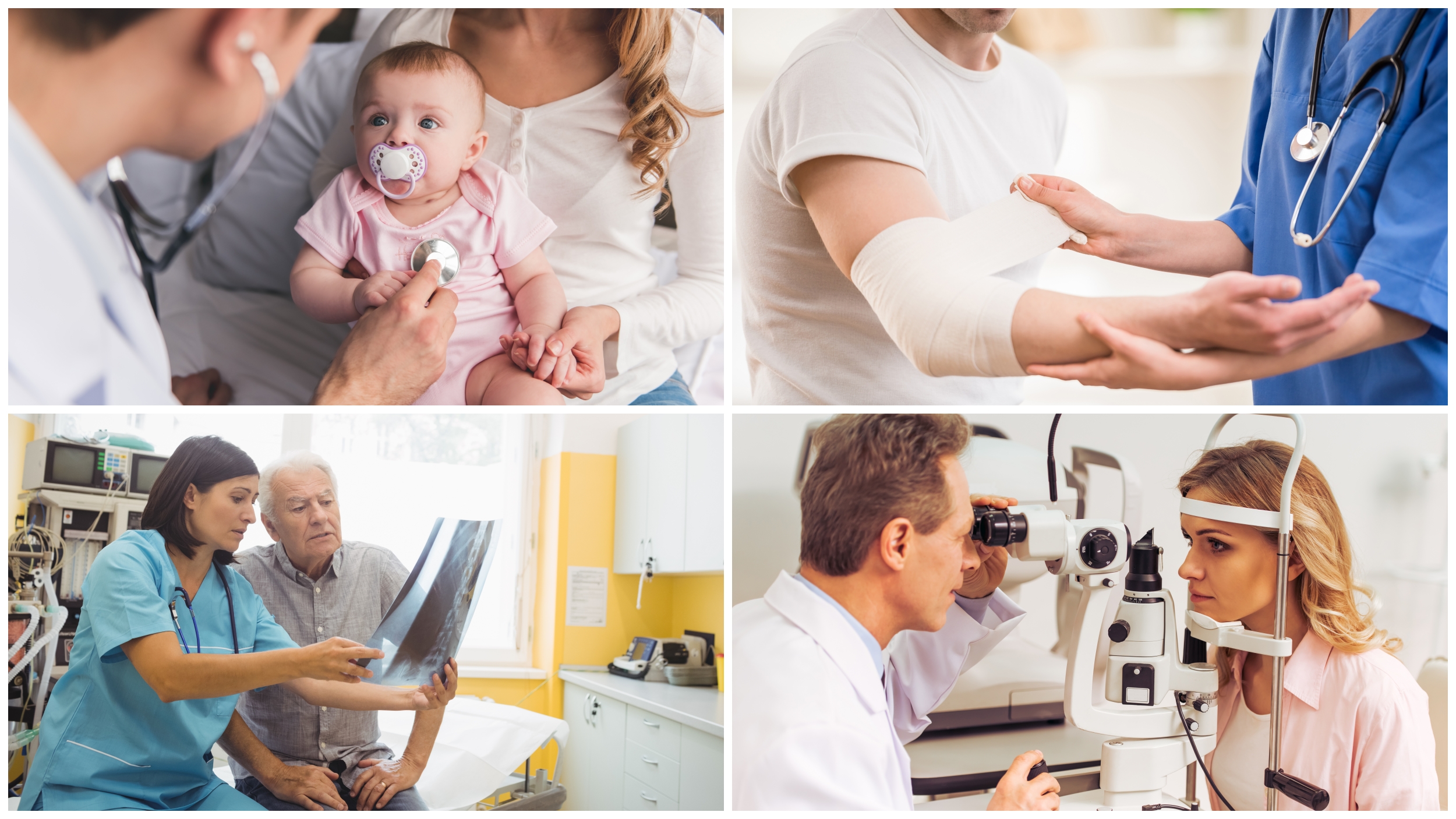 dajte pedijatre, preglede odraslih, očne lekare, ortopede, šta god može da stane, pacijenti, lekari, nabacajte nešto