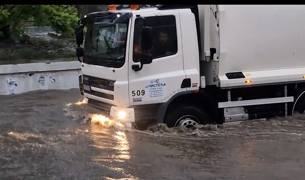Novi Sad, Partizanska Kiša poplava