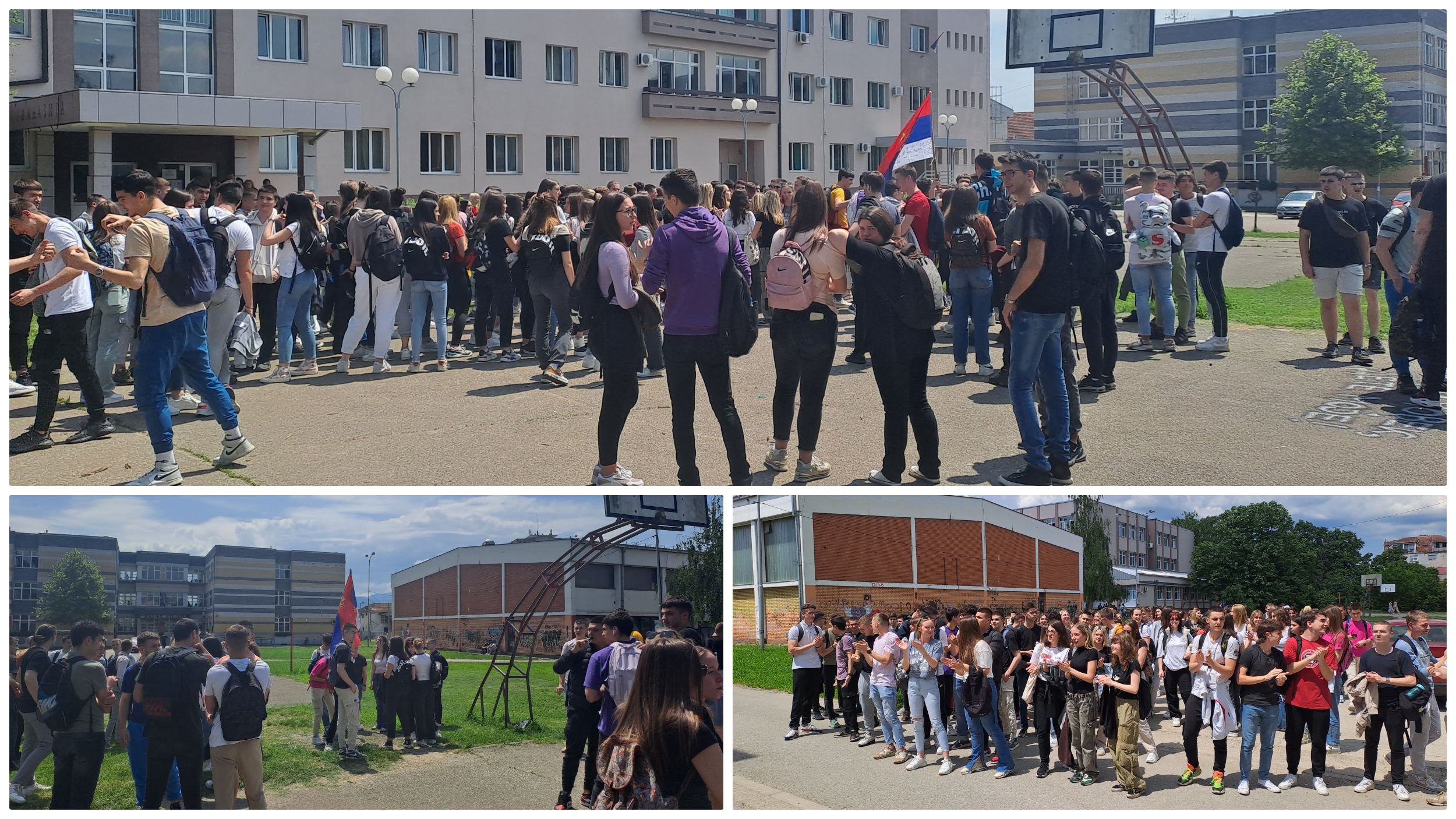 Kraljevo - Protest gimnazijalaca zbog državne mature