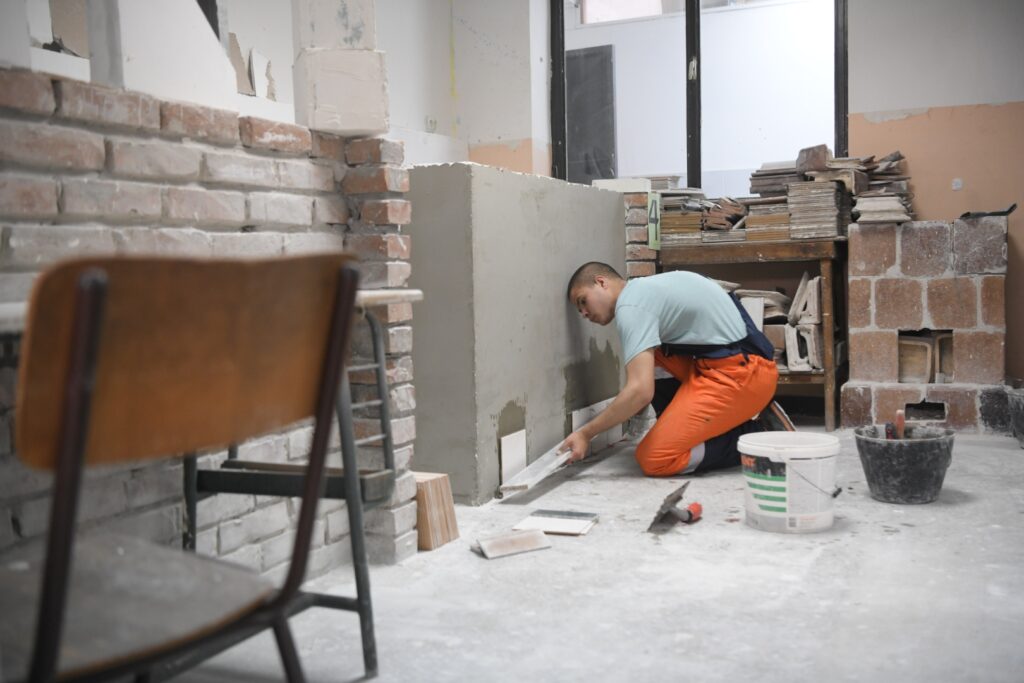 Beograd, 01.04.2023. Zvezdara, Građevinska škola Foto: Dragan Mujan/Nova.rs