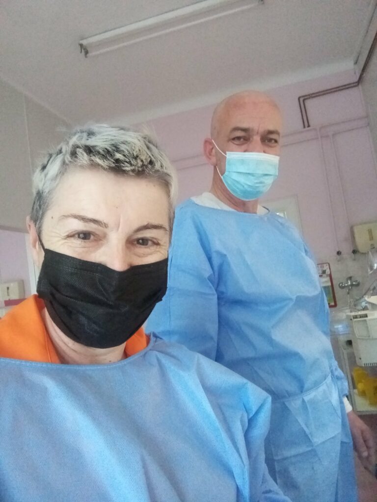 Rada i Milan Lazović,  rada karanac