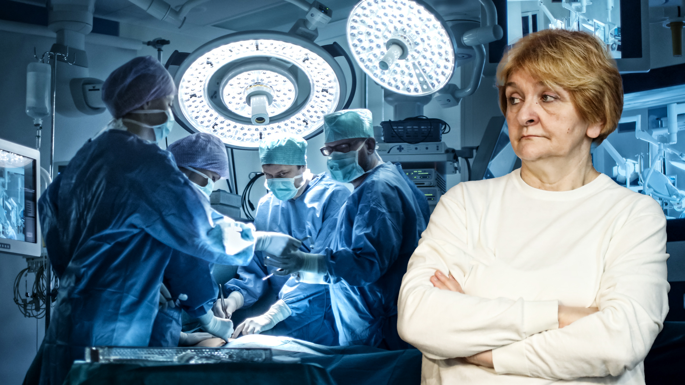 Medical Team Performing Surgical Operation in Modern Operating Room Danica Grujicic i operaciona sala