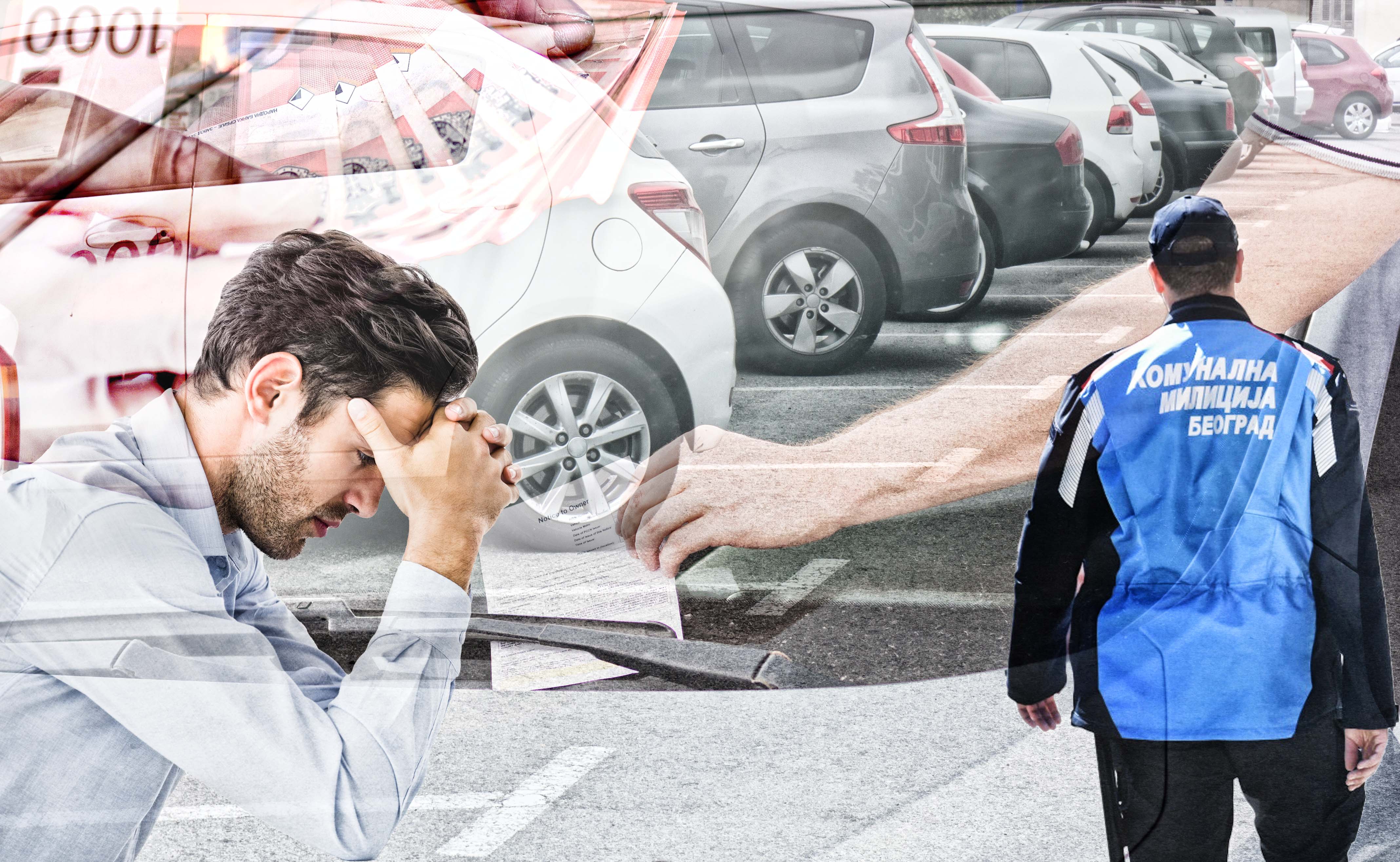 Cars,In,The,Parking,Lot,In,Row