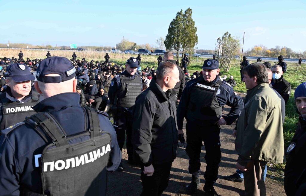 Horgos migranti policija zandarmerija