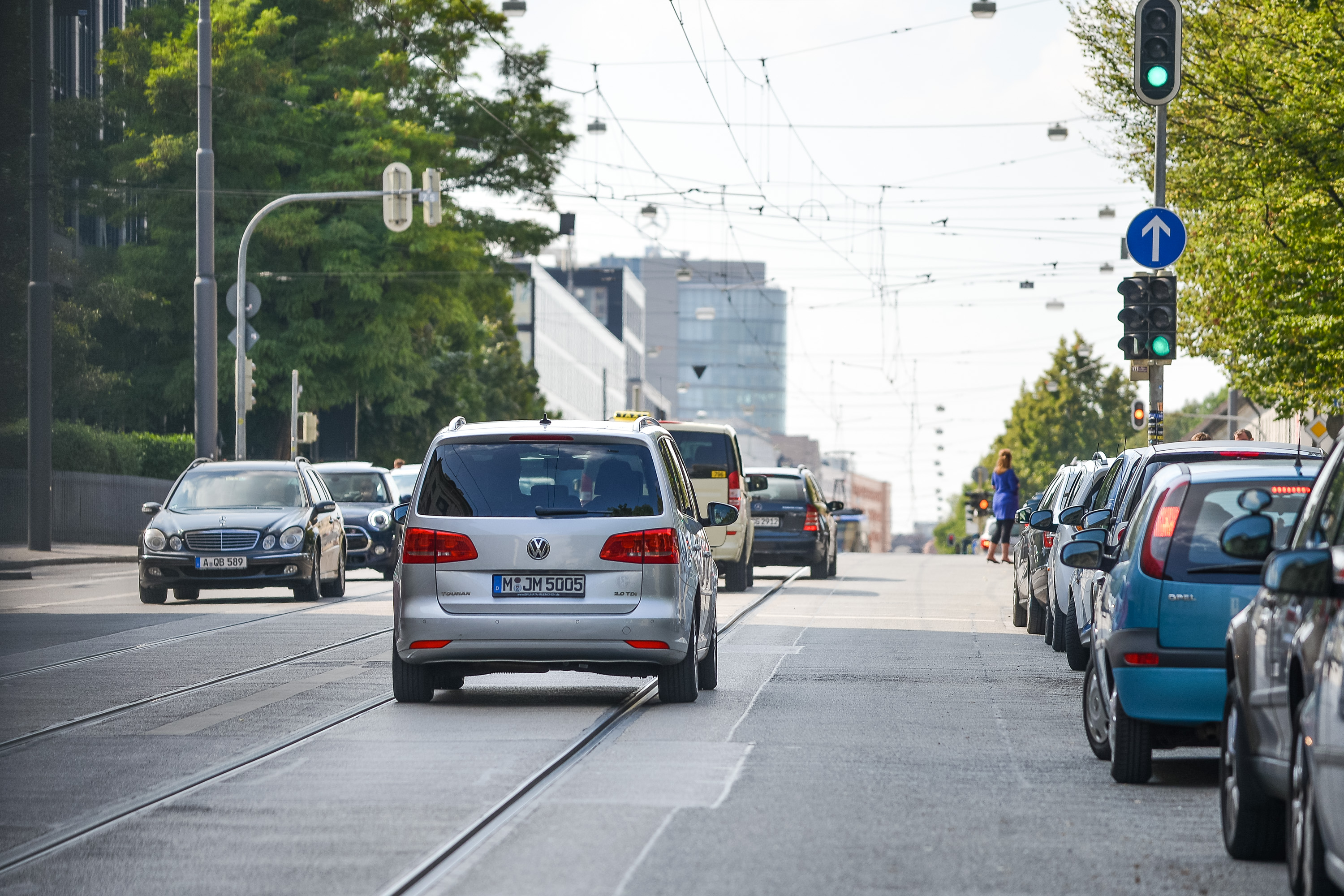 Munich,,Germany,-,August,21,,2015:,Car,Traffic,On,The