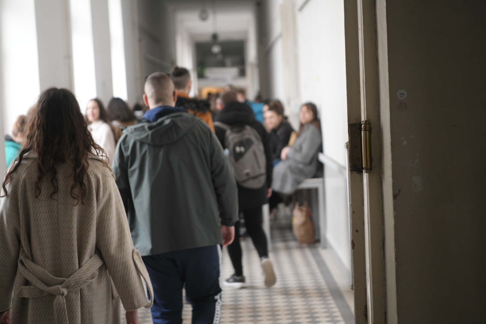 Beograd 28.02.2023. Arhitektonski fakultet, protest, štrajk Foto: Dragan Mujan/Nova.rs