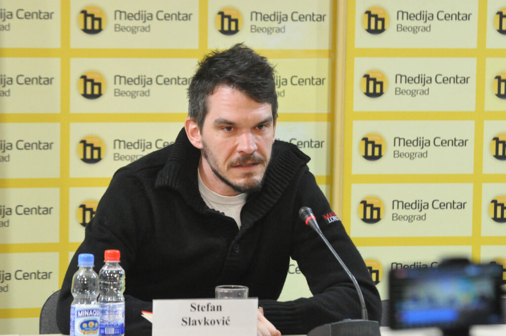 Stefan Slavković, novinar NIN-a