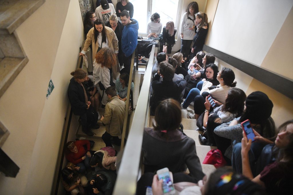 Beograd 04. oktobar 2022. Protest studenata Muzicka akademija, studenti Foto:Filip Krainčanić/Nova.rs