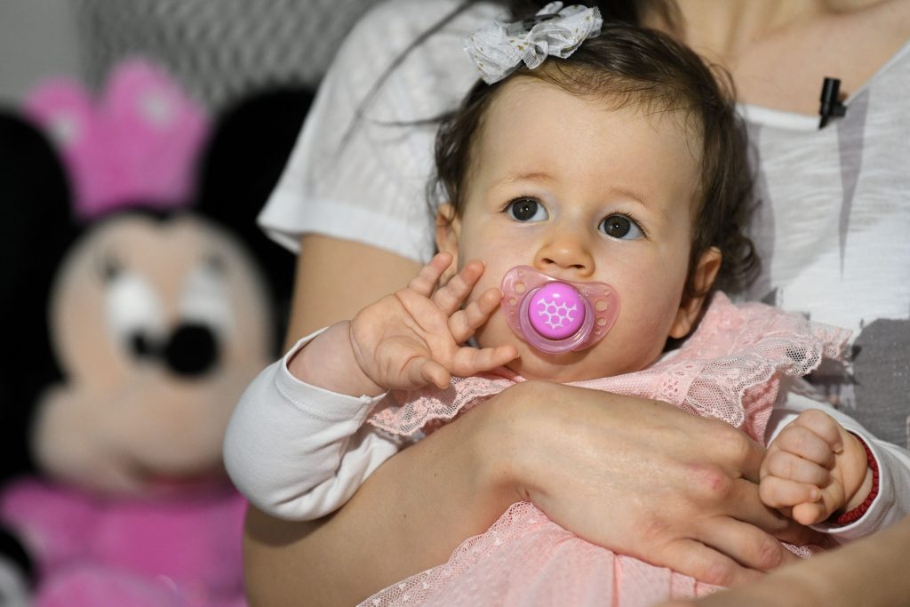Beograd 25.05.2020. Sofija Markuljević, prvi rođendan, rodjendan, dete, devojčica obolela od spinalne mišićne atrofije tipa 1, SMA, spinalna mišićna atrofija Foto: Filip Krainčanić/Nova.rs