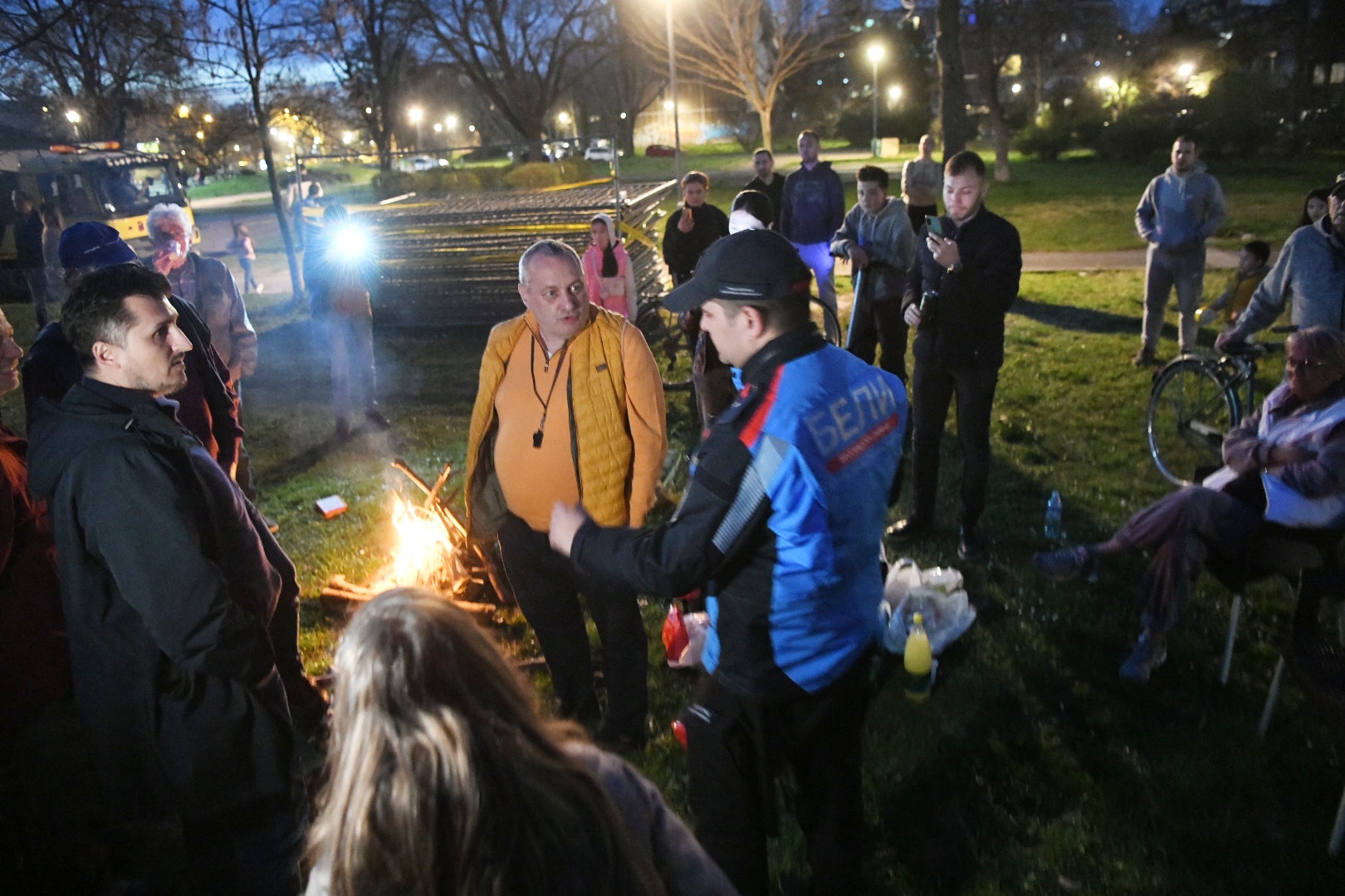 Beograd 23.03.2023. Savski nasip, protest Foto: Vesna Lalić/Nova.rs