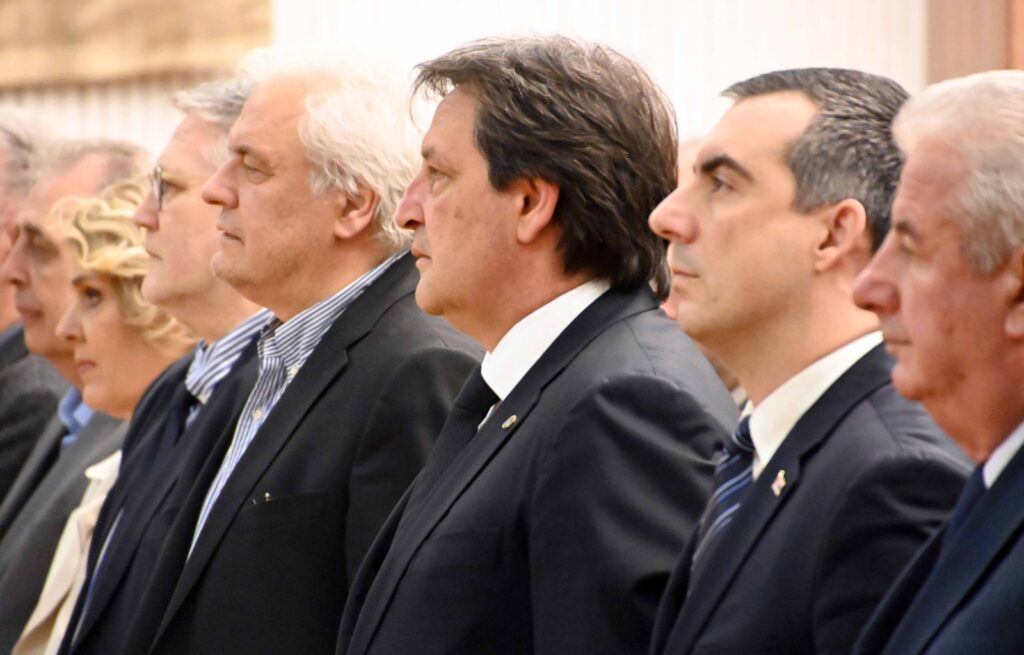 Beograd 23.03.2023. Dokumentarni film Žuta kuća, premijera. Obeležavanje 24 godine od početka NATO bombardovanja Srbije 1999. godine Bratislav Gašić Foto: MUP