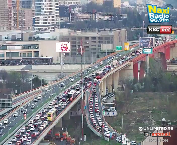 Gužva u saobraćaju, gužve, kolaps, Gazela Foto: Naxi kamere