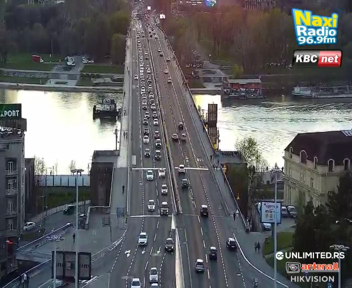 Gužva u saobraćaju, gužve, kolaps, Brankov most Foto: Naxi kamere