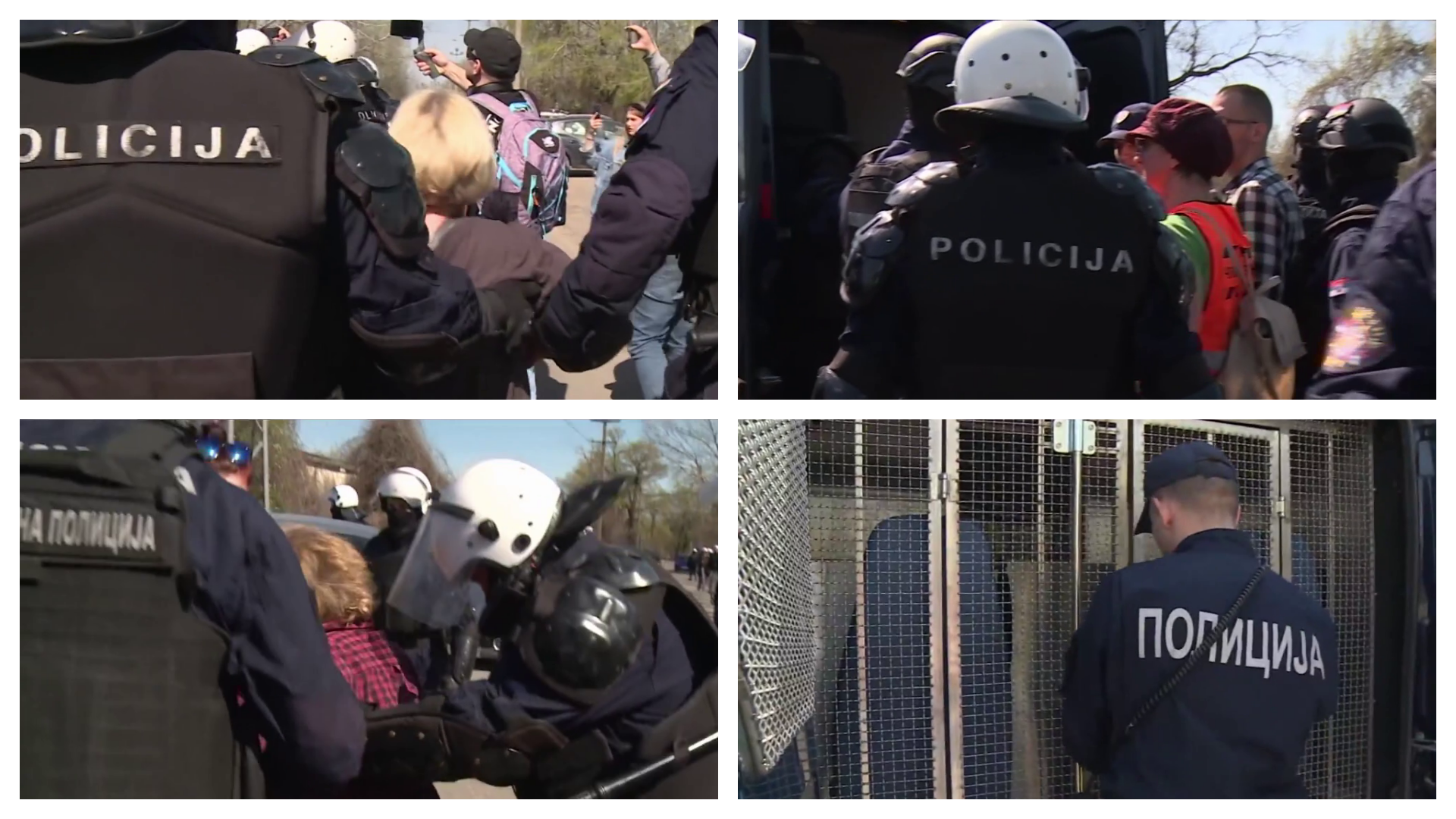 Interventa policija hapsi žene na Šodrošu