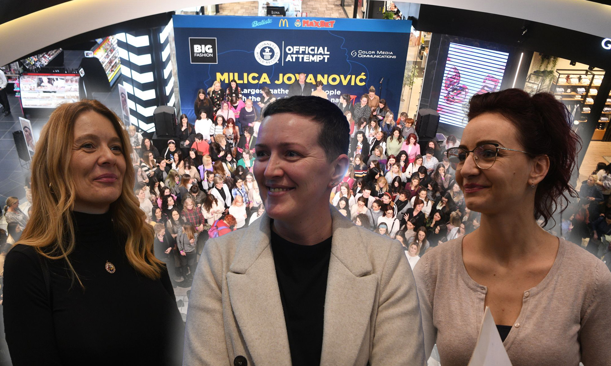 Beograd, 03.02.2023. Big Fashion, Ginisov rekord, Milica Jovanović,, Milice Jovanović Foto: Filip Krainčanić/Nova.rs