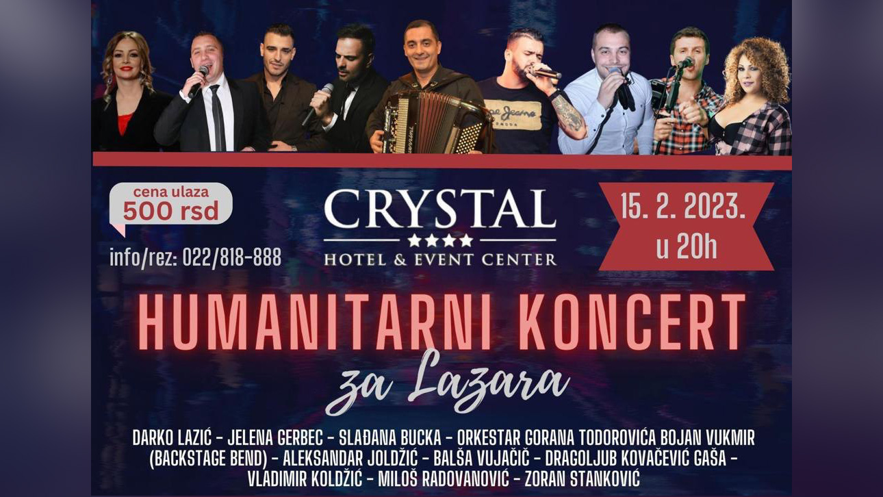 za lazara humanitarni koncert