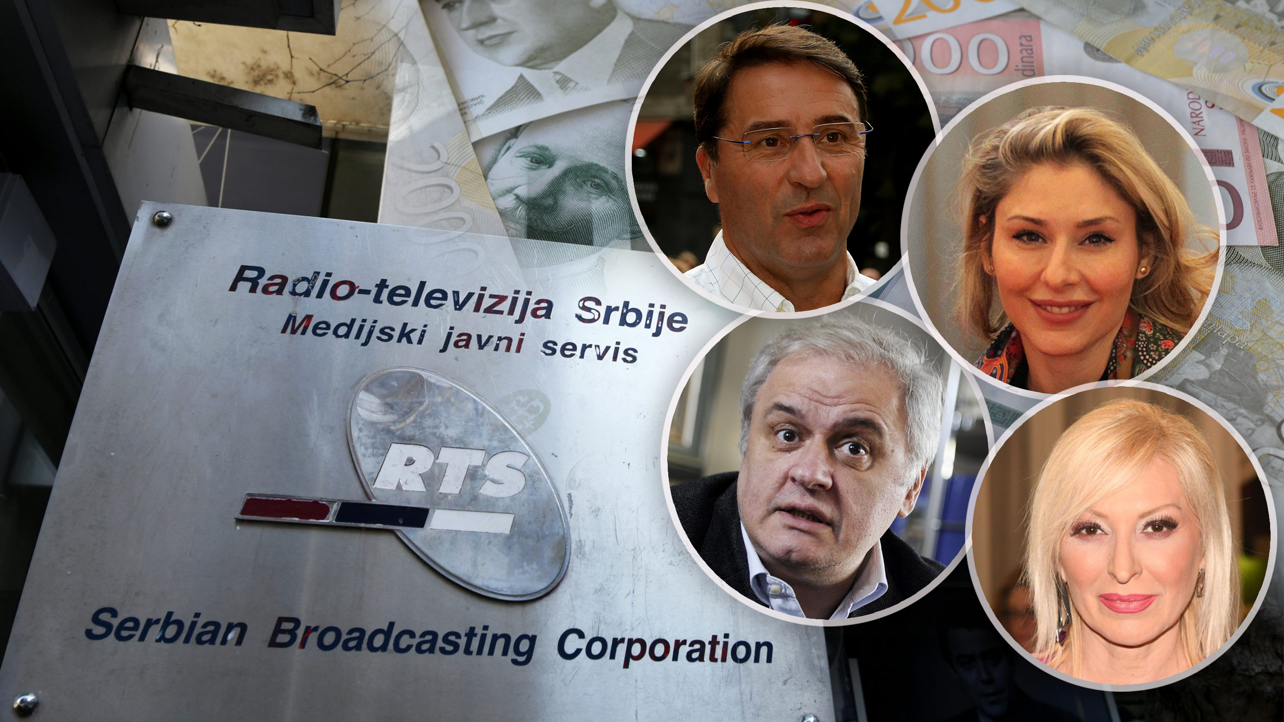 Kombo RTS, pare, Jovan Memedović i Kristina Radenković, Olivera Kovačević, Dragan Bujošević   
Foto: Vesna Lalić/Goran Srdanov/Nova.rs, Vesna Lalić , VladaKg03 / Shutterstock, A.K./Antonio Ahel/ATAImages,