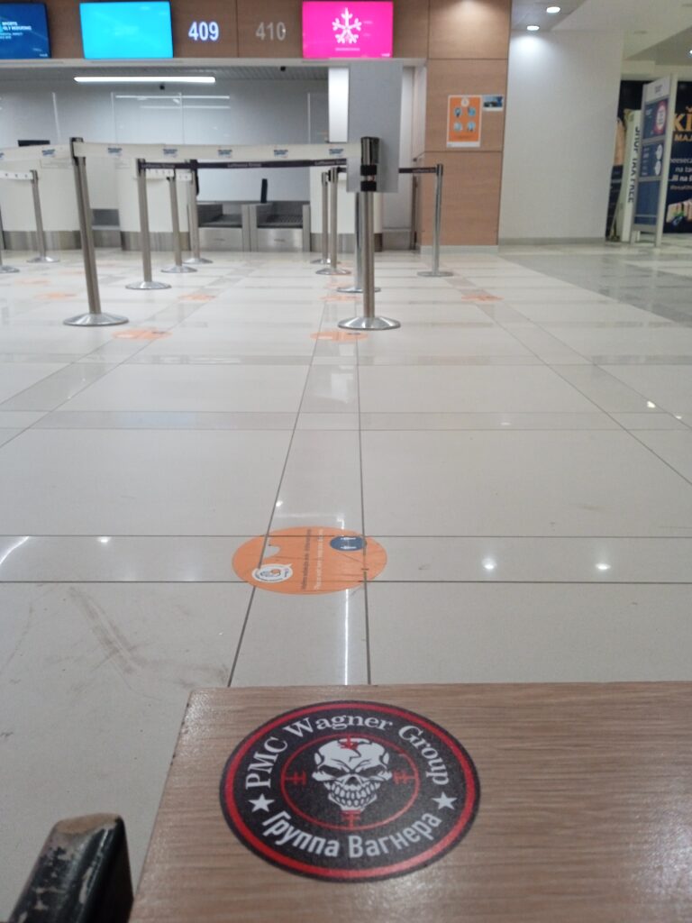 Vagner grupa, aerodrom Nikola Tesla