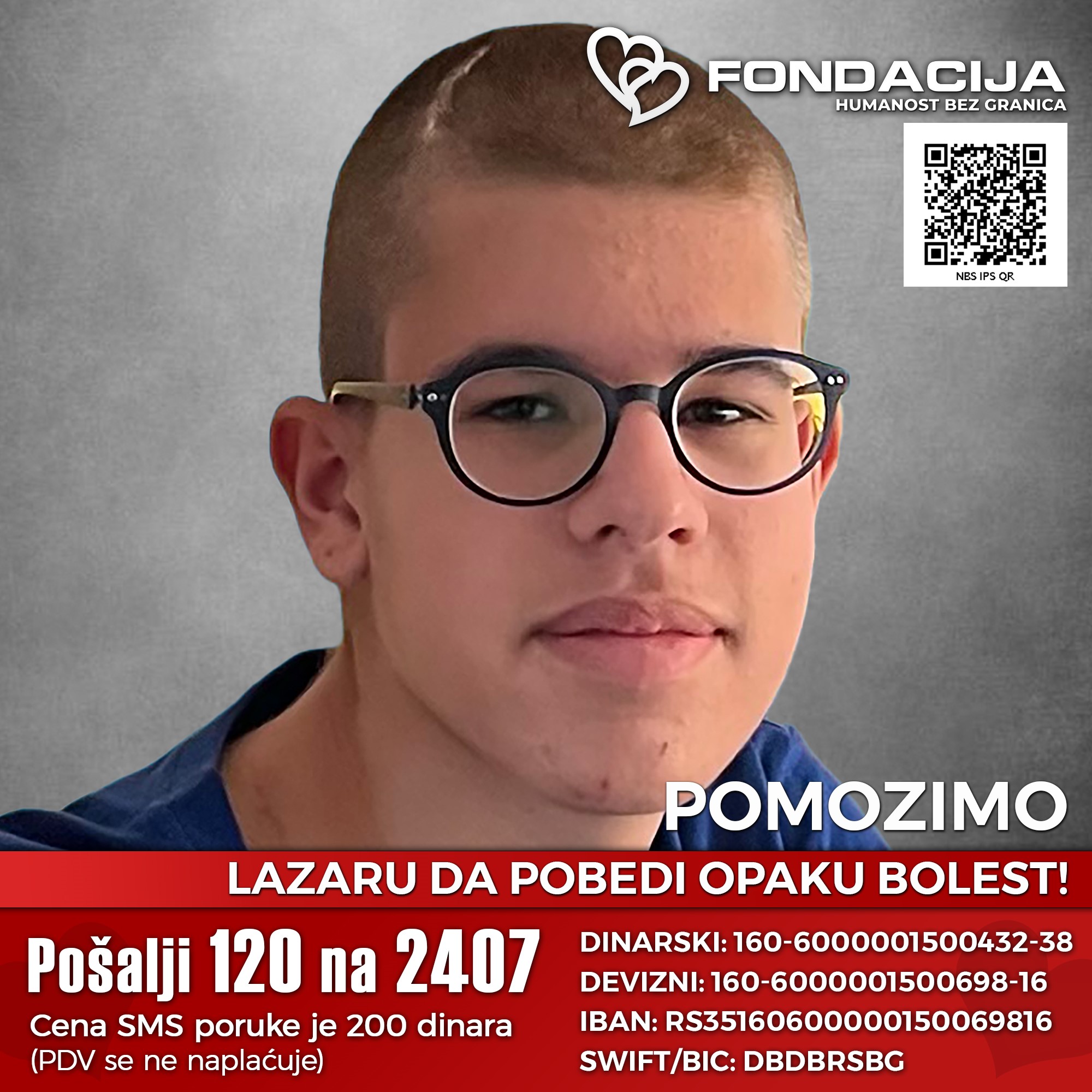 Pomozimo Lazaru! Lazar Živanović