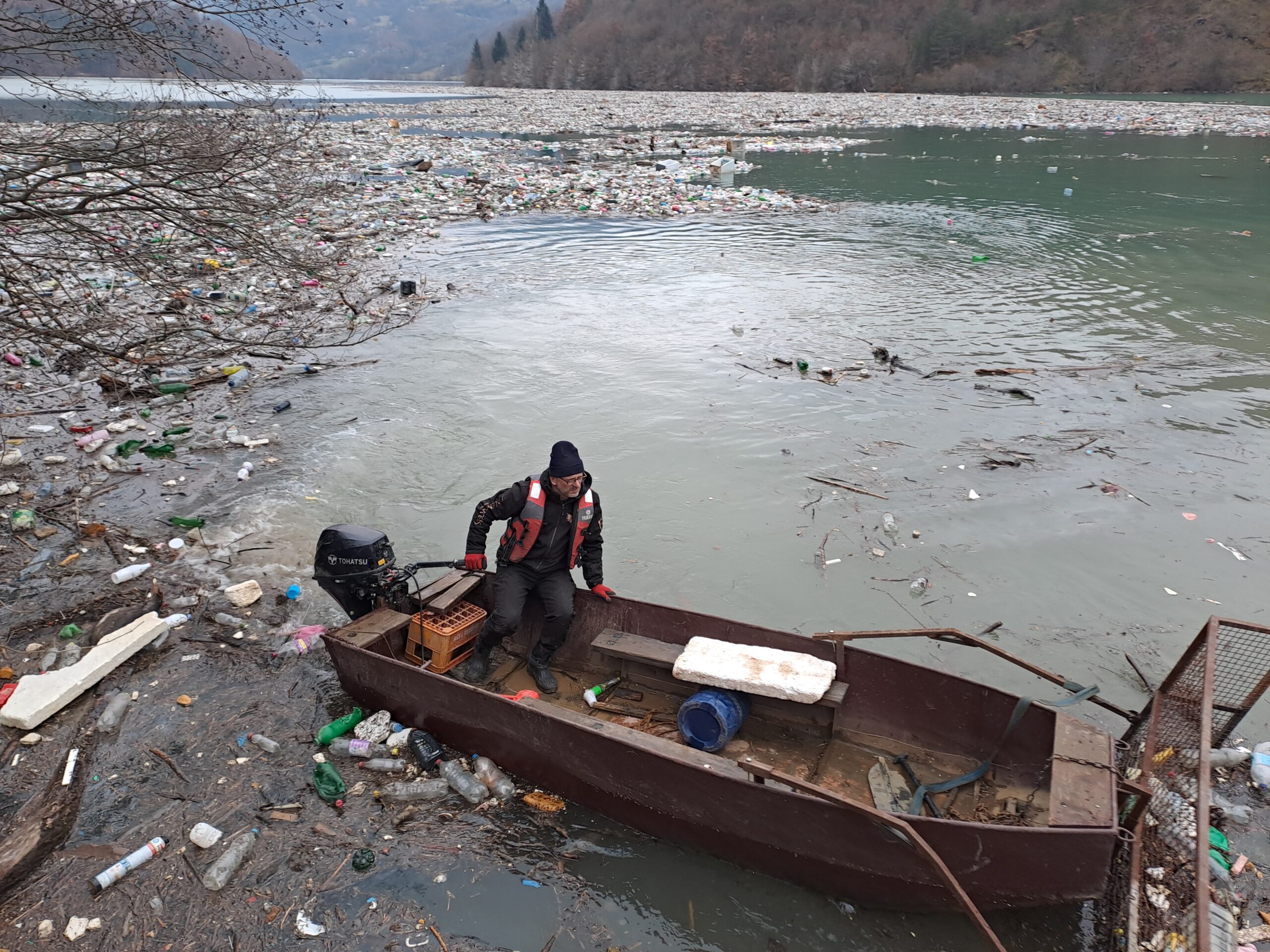 Potpećko jezero, plastika, zagađenje, Lim