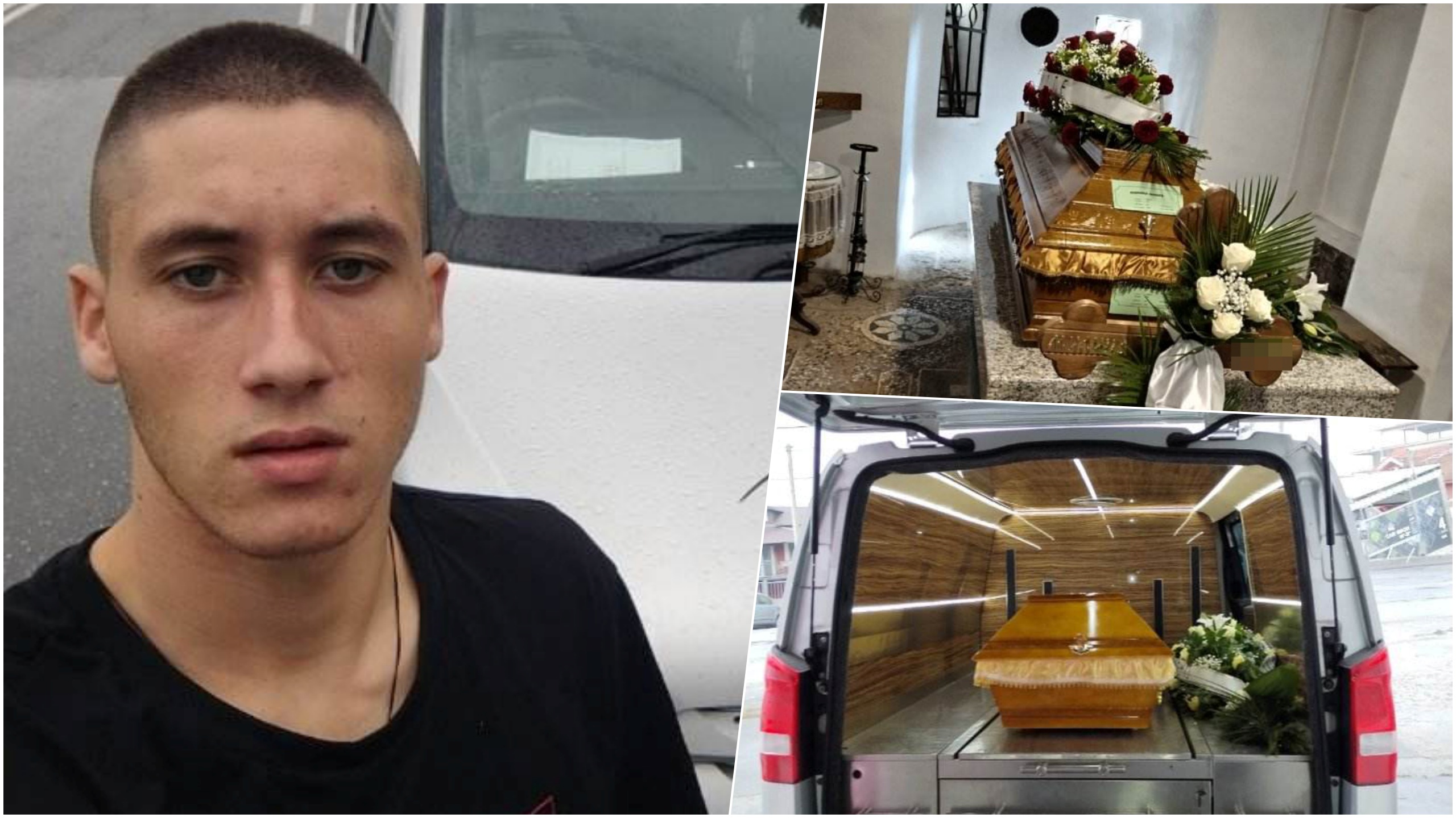 Nemanja Cekić, mladi pogrebnik, kombo Foto: Privatna arhiva