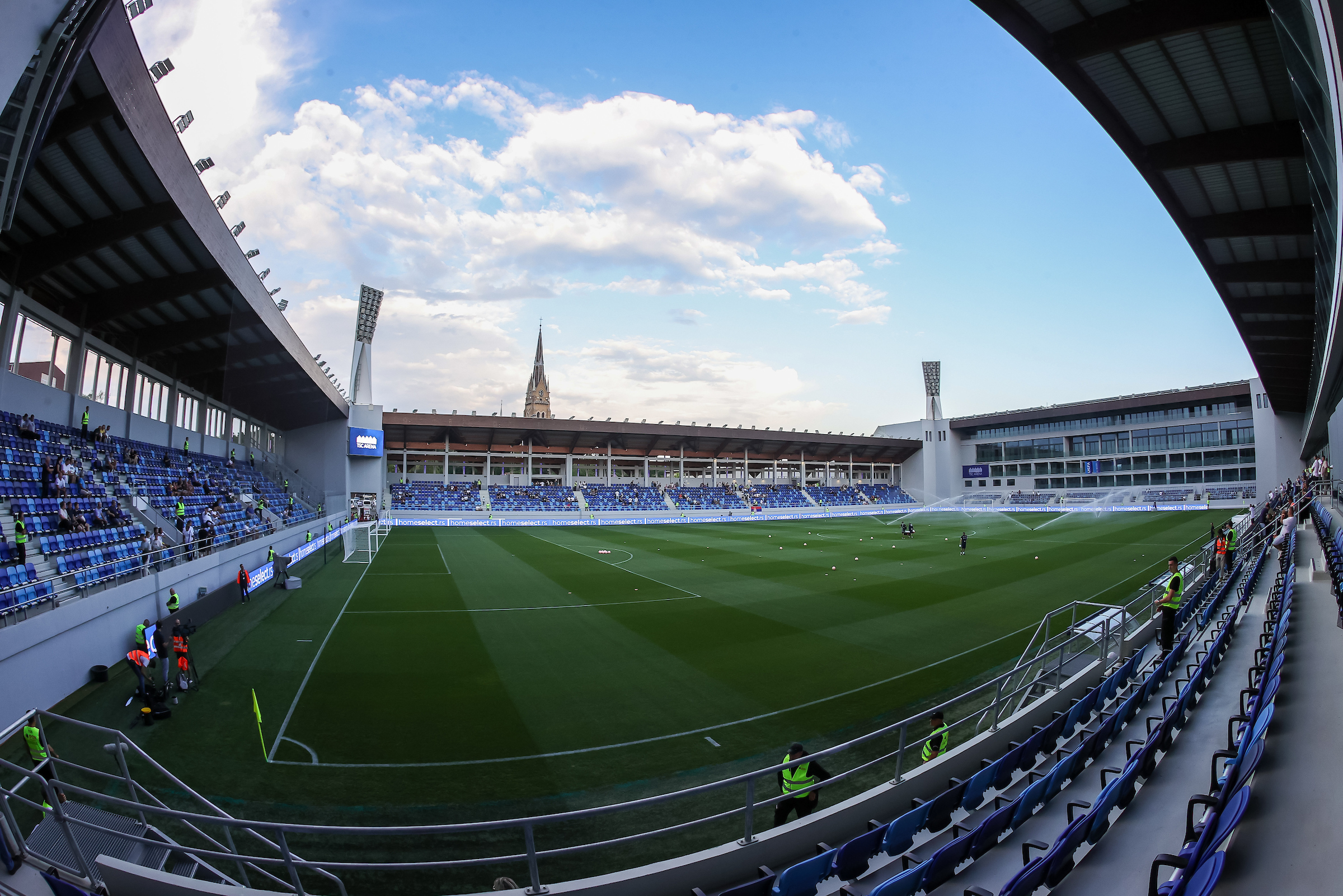 during the UEFA Champions League season 2023/2024 third qualifying round match between TSC Backa Topola and Braga Portugal at stadium TSC Arena on August 15, 2023 in Backa Topola, Serbia. (Photo by Srdjan Stevanovic/Starsport.rs ©)