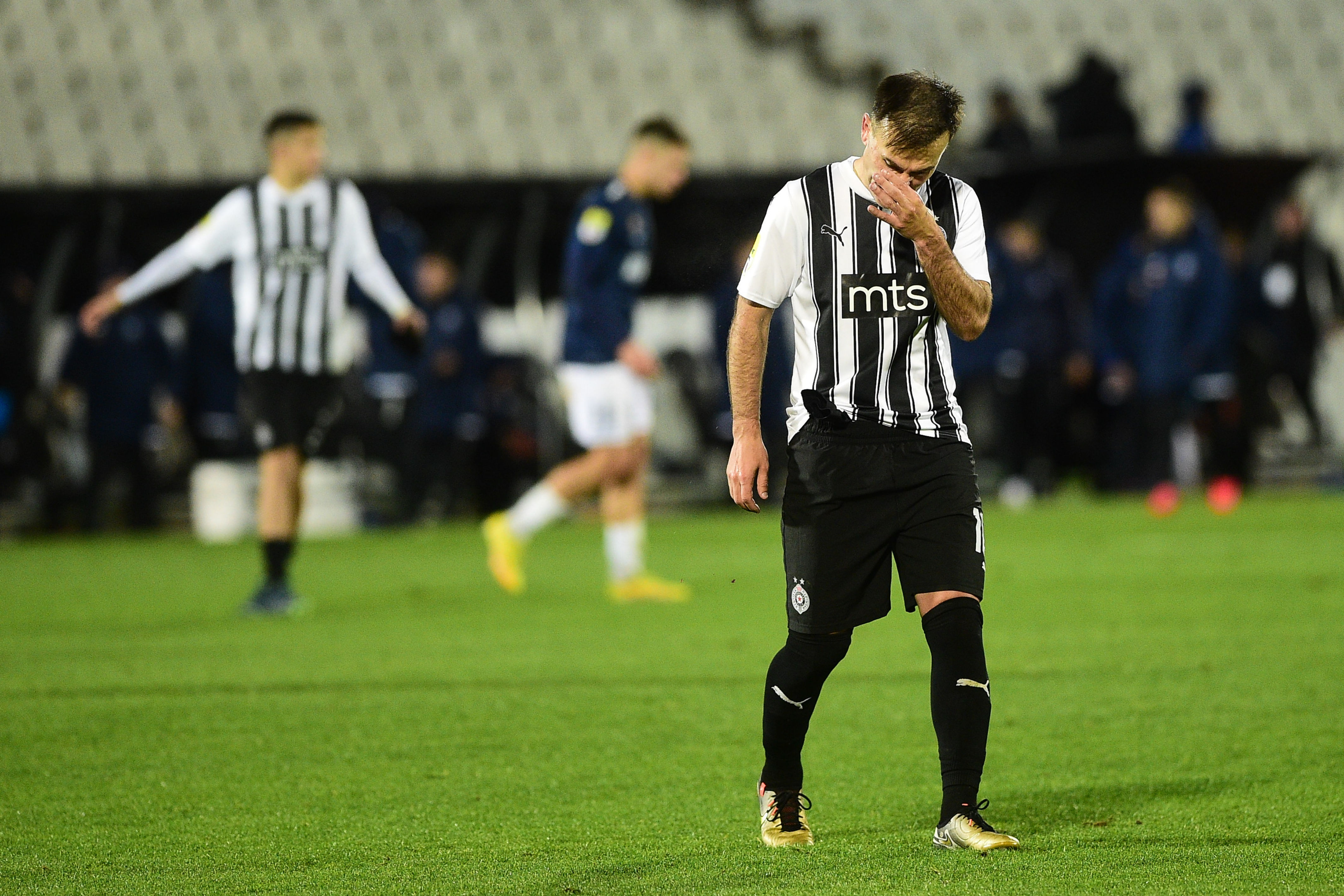 Mozzart Super Liga Srbije 2023/2024 match between fk Partizan and fk TSC Backa Topola, played at Partizan Stadium, 25.11.2023, Belgrade, Serbia. (Photo by Dusan Milenkovic/Starsport.rs ©)