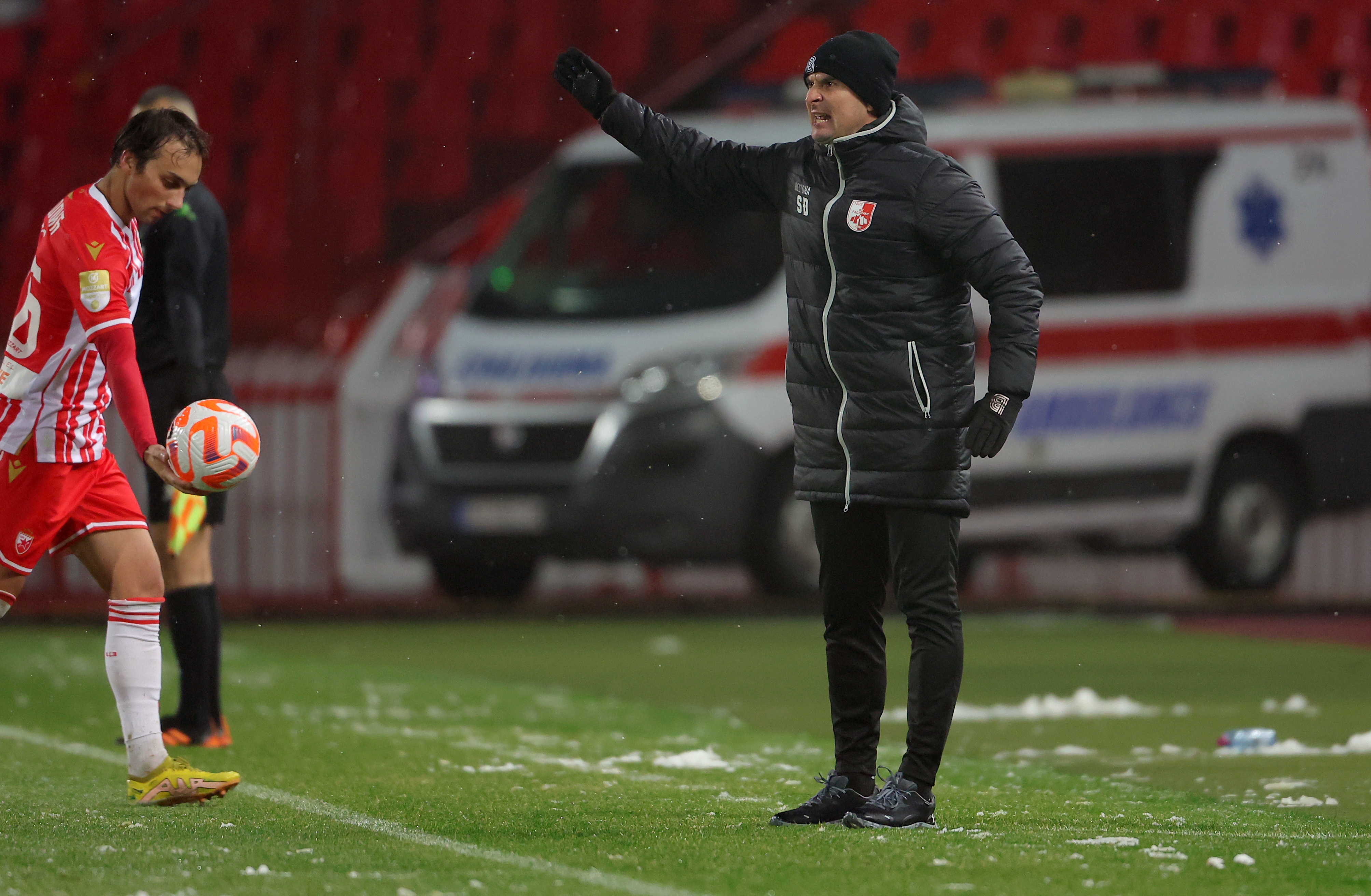 Slavoljub Djordjevic Crvena Zvezda - Radnicki NIS, Kup Srbije Beograd, Srbija, 6.12.2023.
photo: Pedja Milosavljevic/STARSPORT