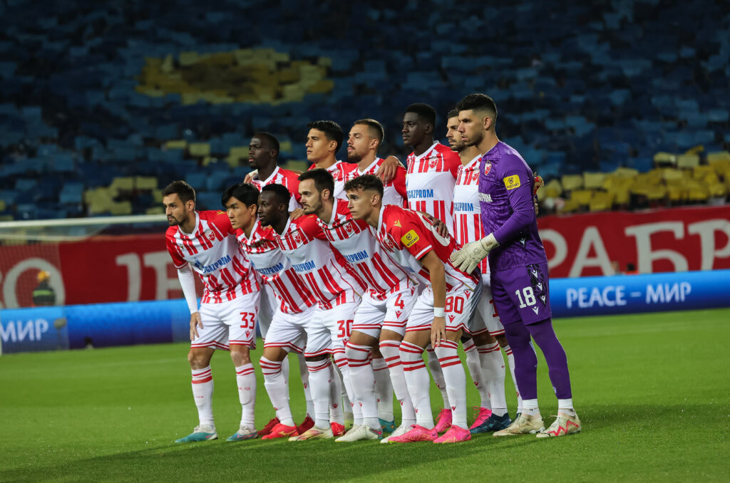 during the UEFA Champions League group G match Season 2023/2024 match between Crvena Zvezda and Young Boys at stadium Rajko Mitic on October 04, 2023 in Belgrade, Serbia. (Photo by Srdjan Stevanovic/Starsport.rs ©)