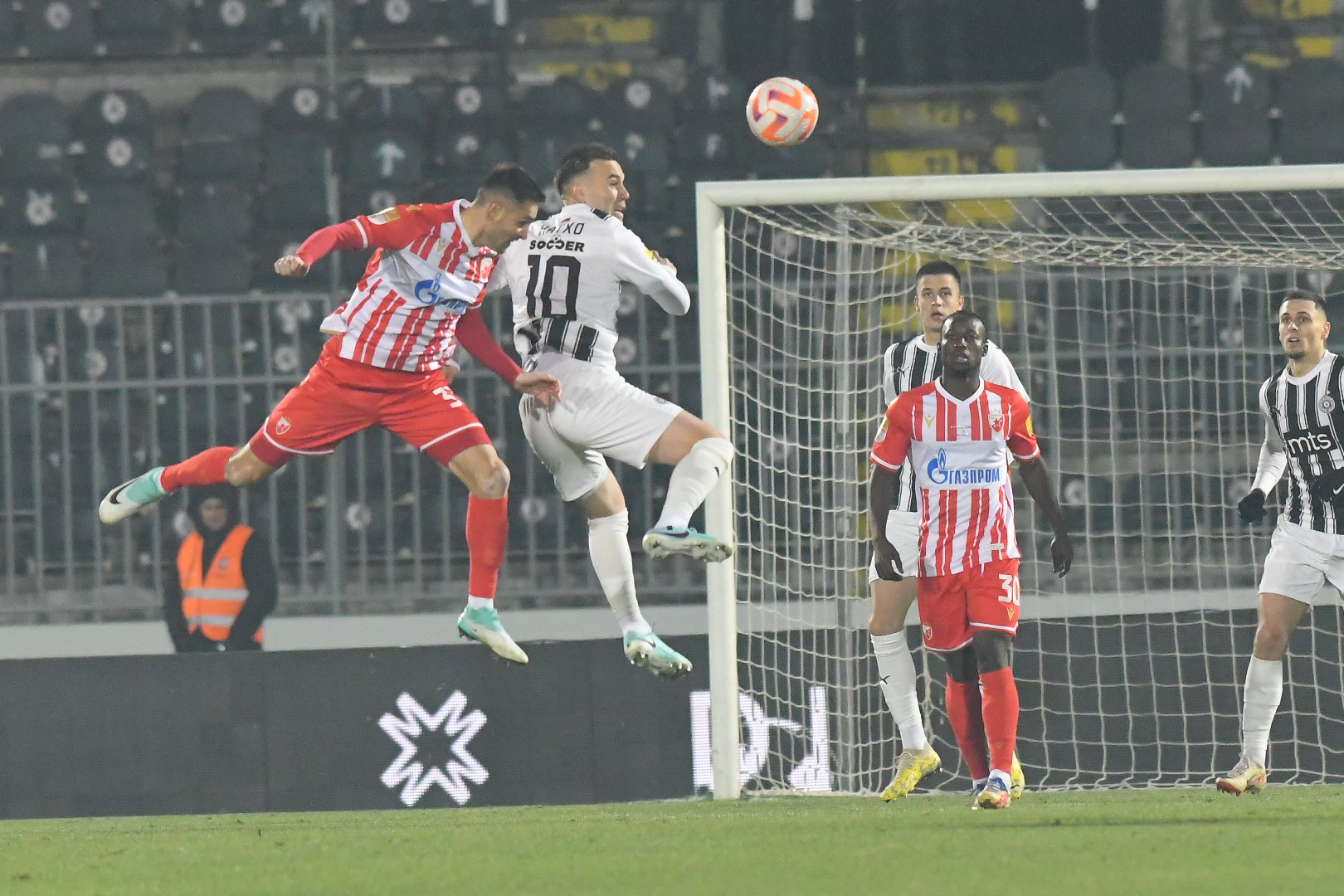 Beograd 20. decembar 2023. Fudbalska utakmica FK Partizan vs FK Crvena zvezda, derbi Foto:Amir Hamzagić/Nova.rs