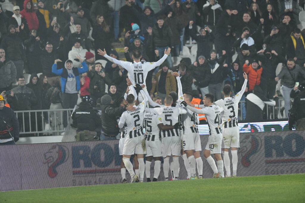 Beograd 20. decembar 2023. Fudbalska utakmica FK Partizan vs FK Crvena zvezda, derbi Foto:Amir Hamzagić/Nova.rs