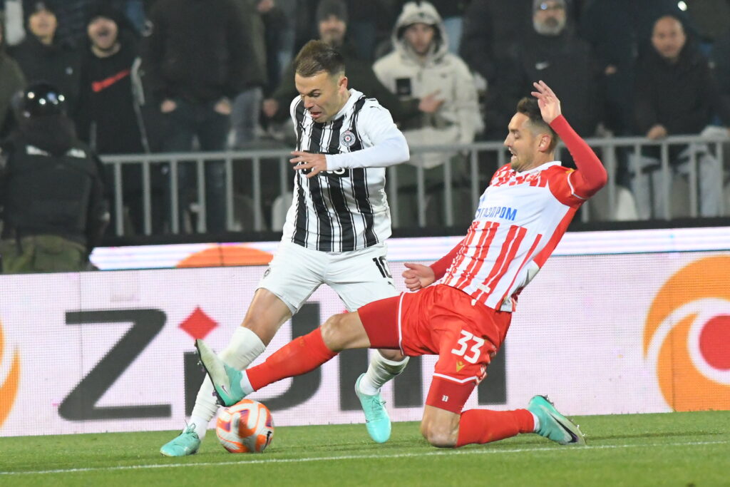 Beograd 20. decembar 2023. Fudbalska utakmica FK Partizan vs FK Crvena zvezda, derbi Foto:Amir Hamzagić/Nova.rs