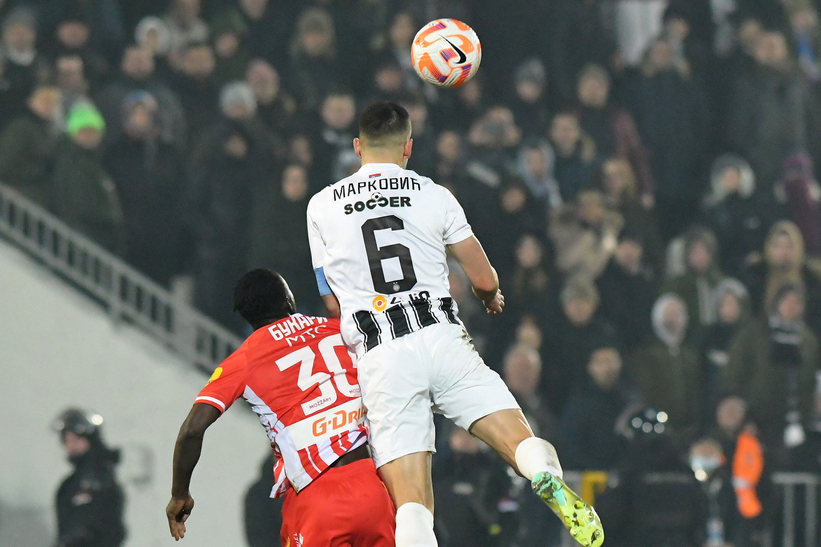 Beograd 20. decembar 2023. Fudbalska utakmica FK Partizan vs FK Crvena zvezda, derbi Foto:Amir Hamzagić/Nova.rs