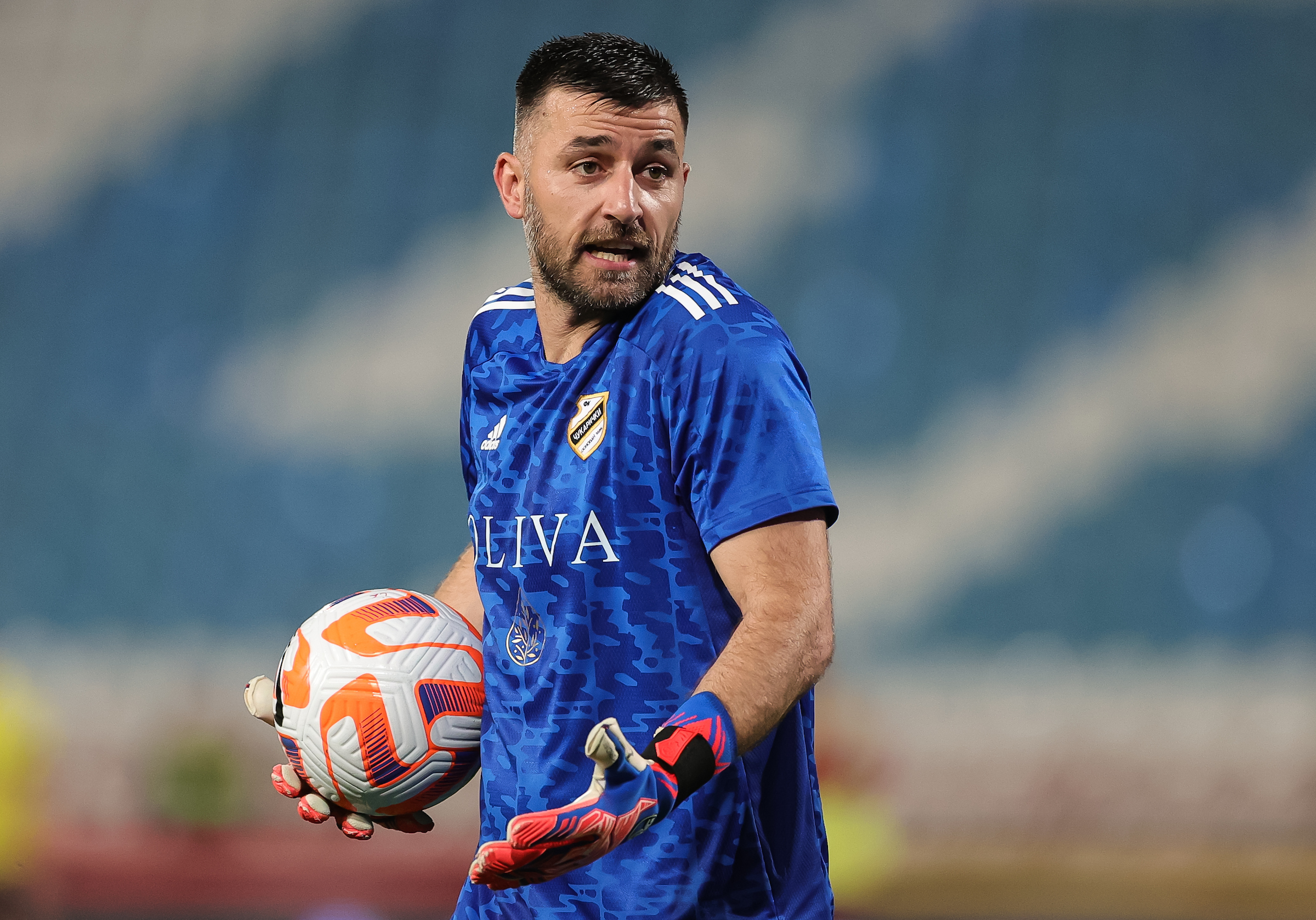 goalkeeper Nemanja Belic during the Serbia Cup Kup Srbije Final match between Crvena Zvezda and Cukaricki at stadium Rajko Mitic (Marakana) on May 25, 2023 in Belgrade, Serbia. (Photo by Srdjan Stevanovic/Starsport.rs ©)